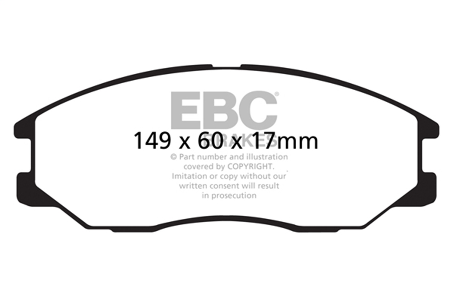 EBC Brakes UD955 Ultimax  Brake Pads Fits 03-09 Sorento