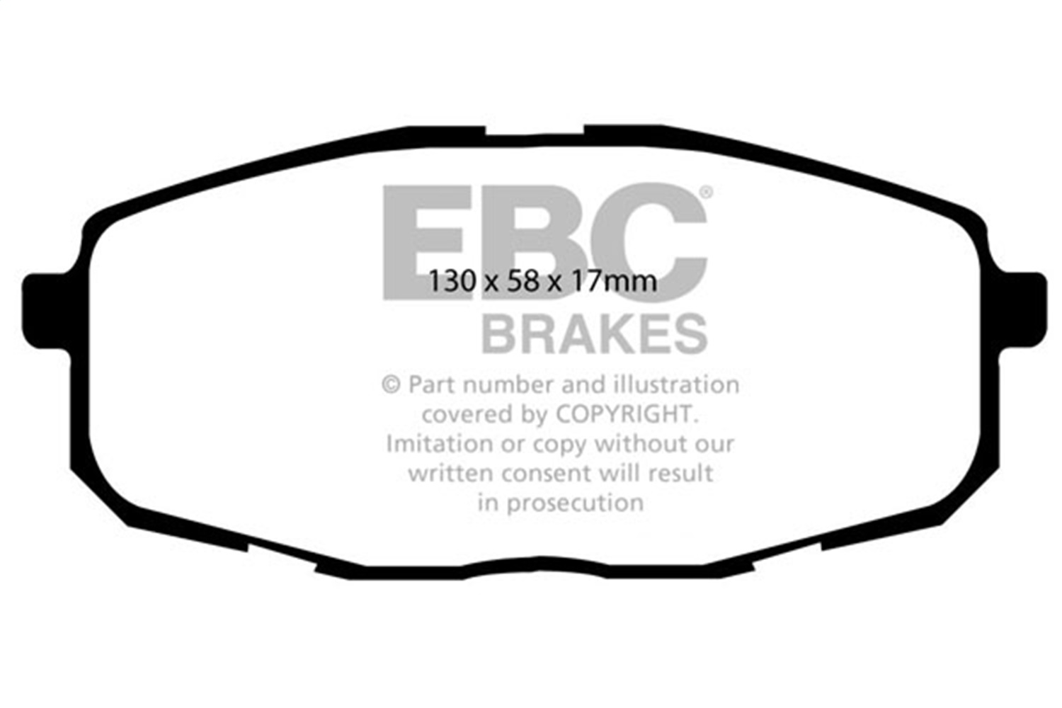 EBC Brakes UD1397 Ultimax  Brake Pads