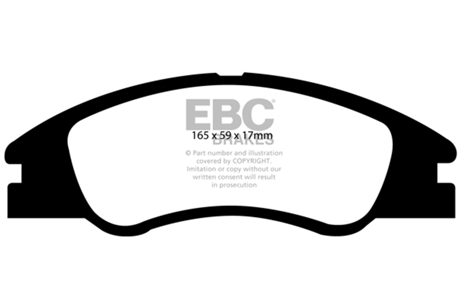 EBC Brakes DP21568 Greenstuff 2000 Series Sport Brake Pads Fits Spectra Spectra5