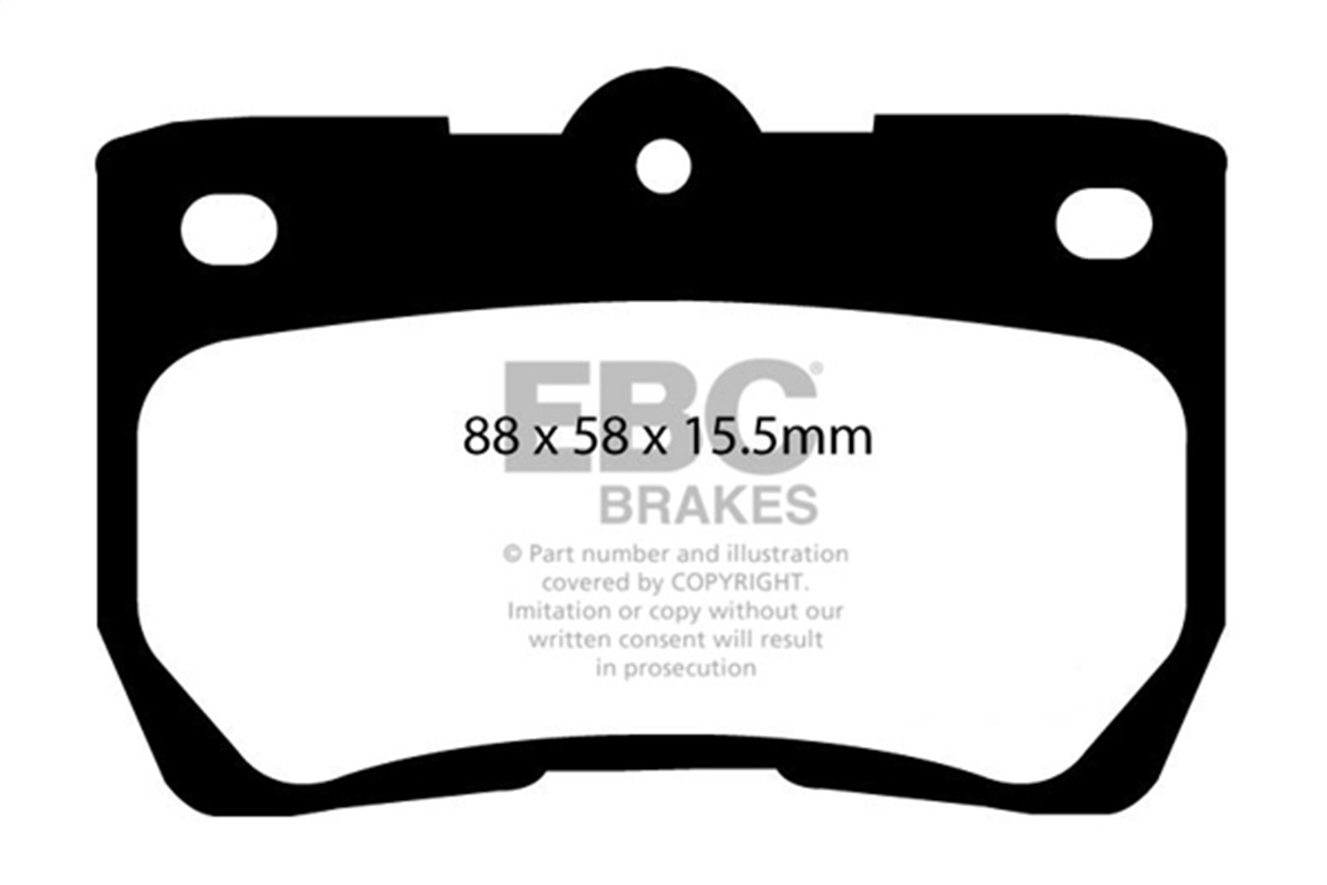 EBC Brakes UD1113 Ultimax  Brake Pads