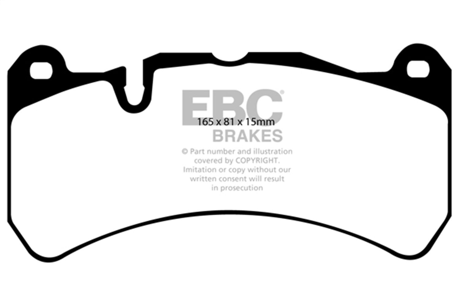 EBC Brakes DP41591R Yellowstuff Street And Track Brake Pads