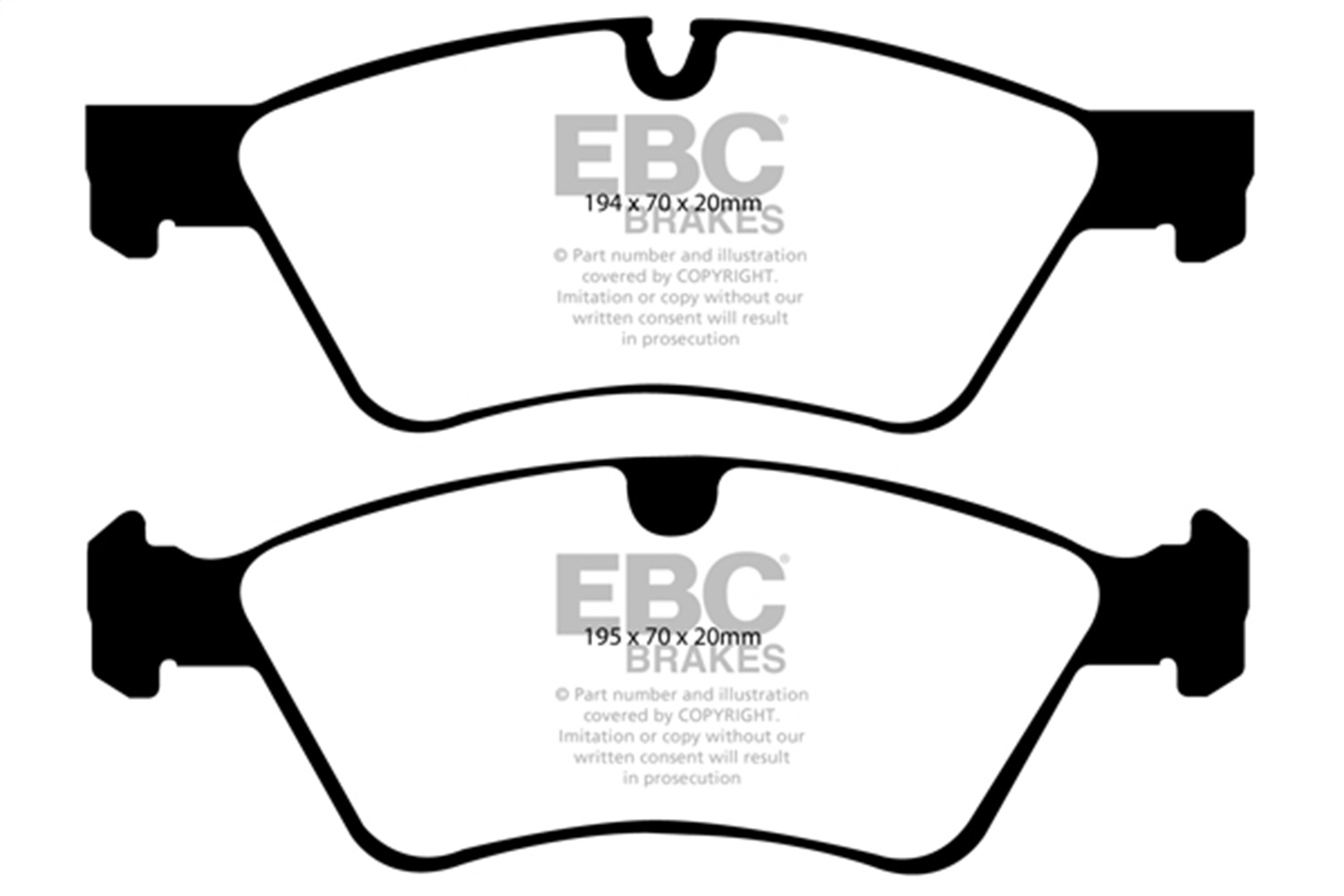 EBC Brakes UD1123 Ultimax  Brake Pads