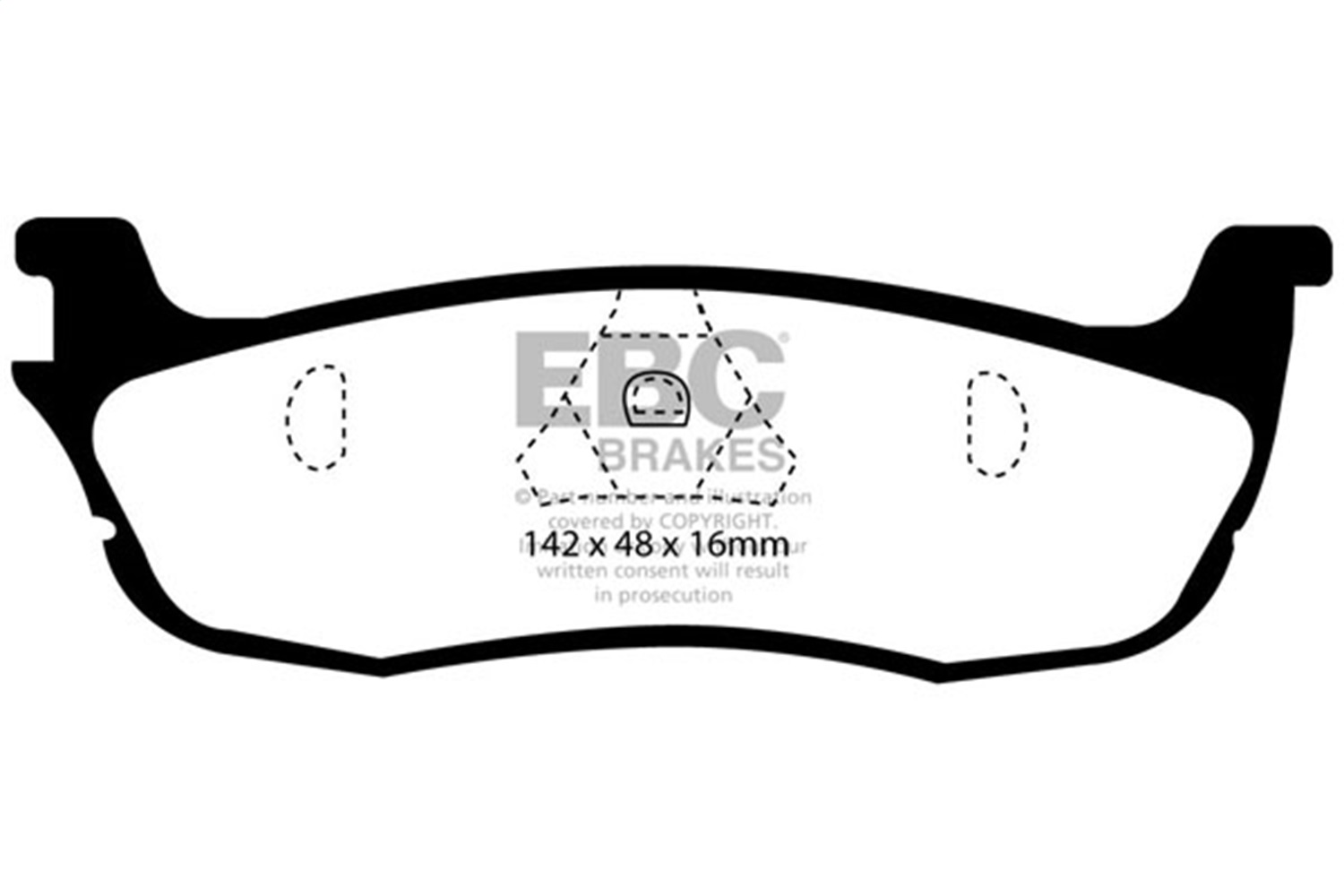 EBC Brakes UD711 Ultimax  Brake Pads Fits 97-99 Expedition F-150 F-250 Navigator