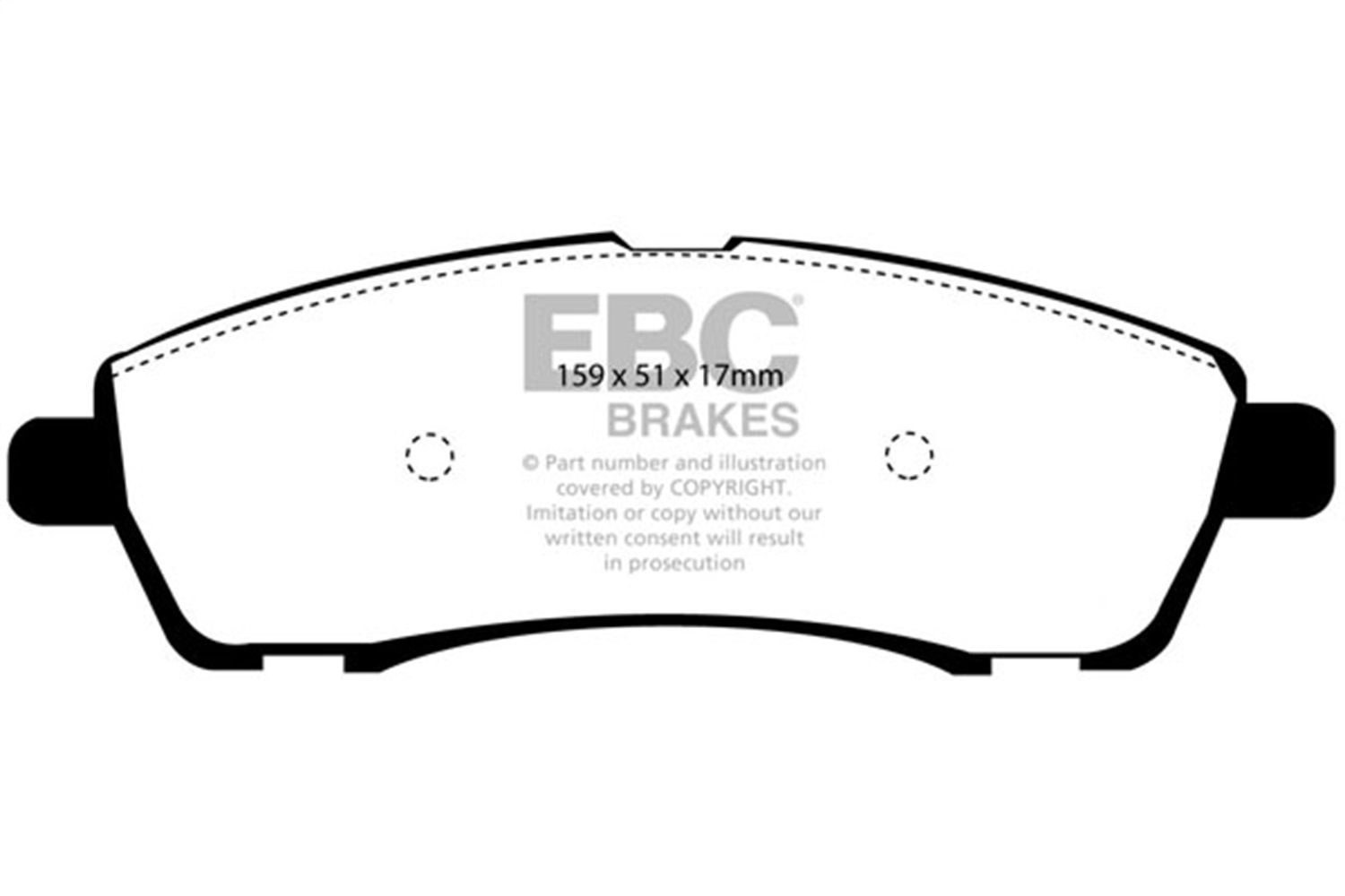 EBC Brakes UD757 Ultimax  Brake Pads