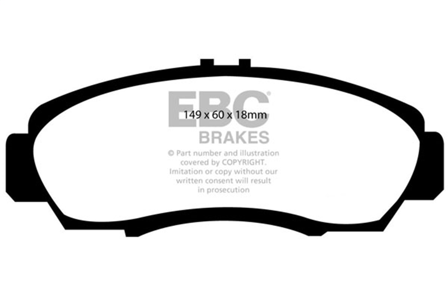 EBC Brakes UD787 Ultimax  Brake Pads Fits 99-14 Accord CL RL SLX TL TSX