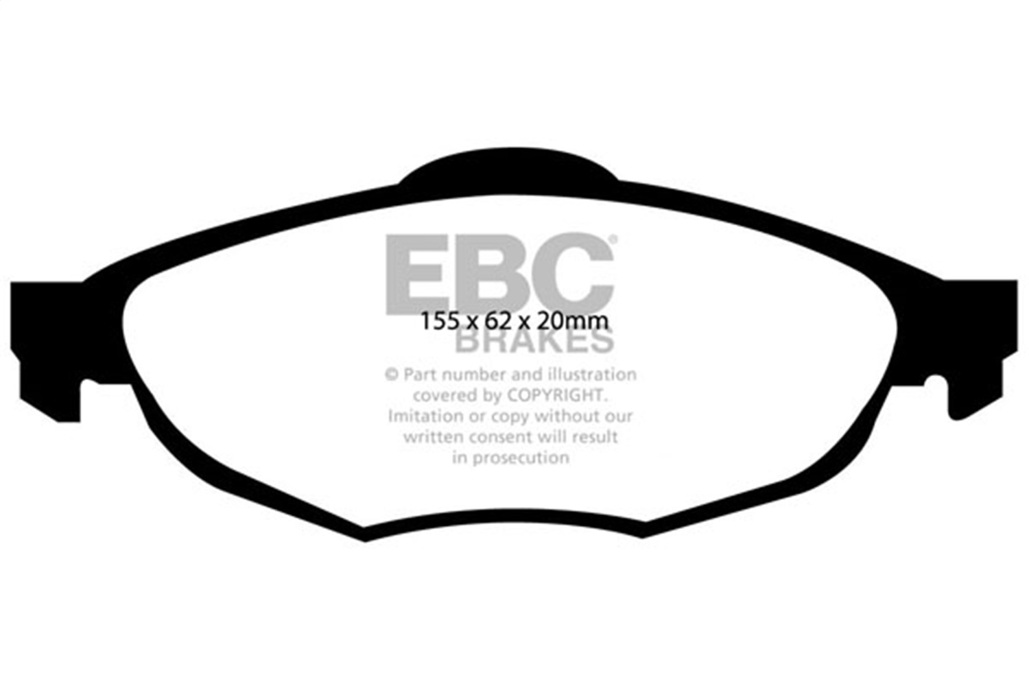 EBC Brakes UD869 Ultimax  Brake Pads Fits 01-06 Sebring Stratus