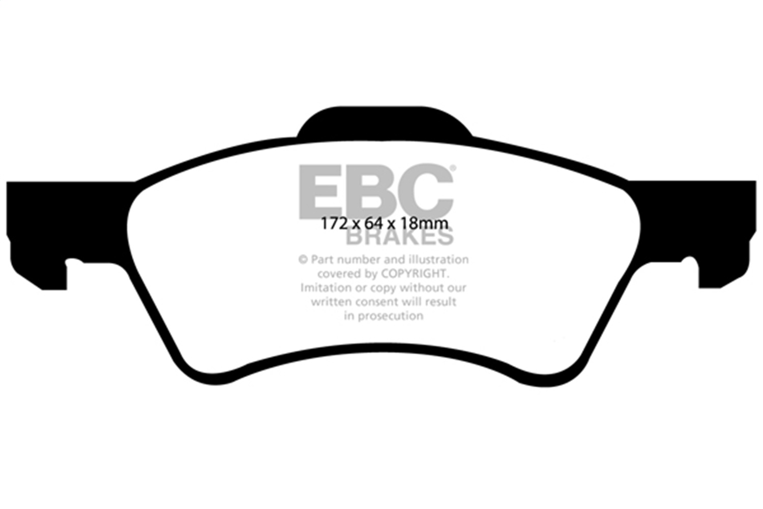 EBC Brakes UD857 Ultimax  Brake Pads