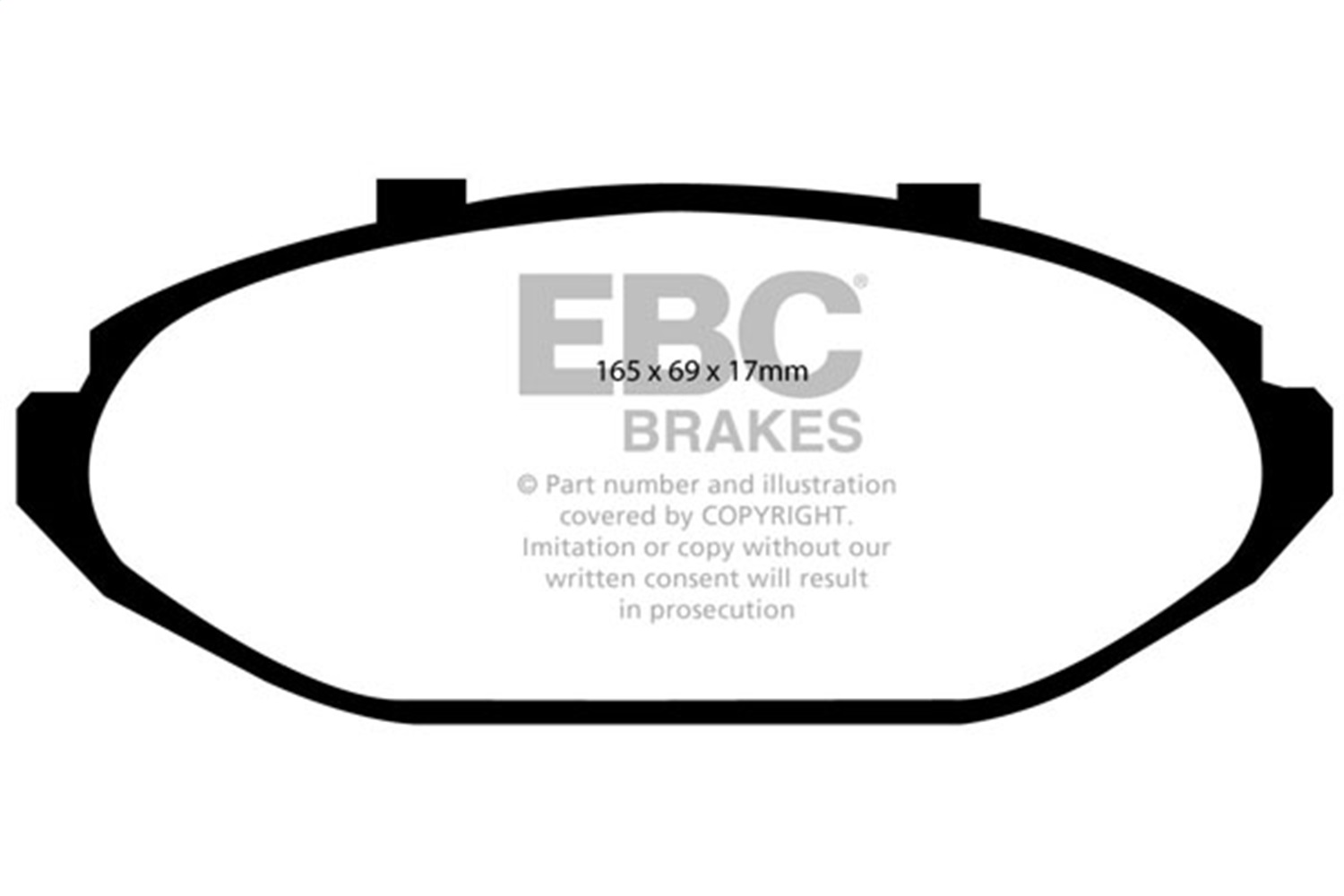 EBC Brakes UD748 Ultimax  Brake Pads Fits Crown Victoria Grand Marquis Town Car