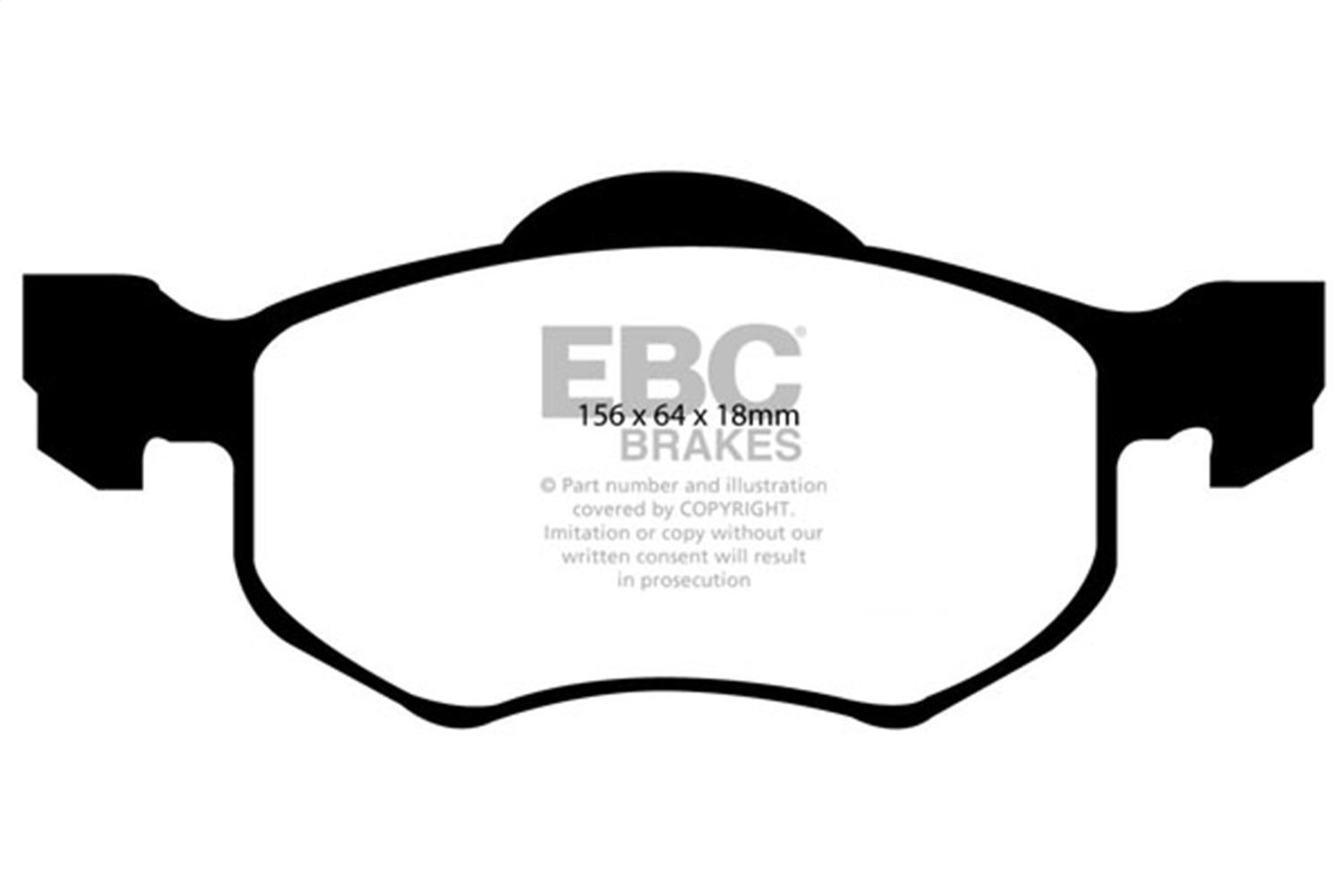 EBC Brakes UD843 Ultimax  Brake Pads Fits 01-08 Escape Mariner Tribute