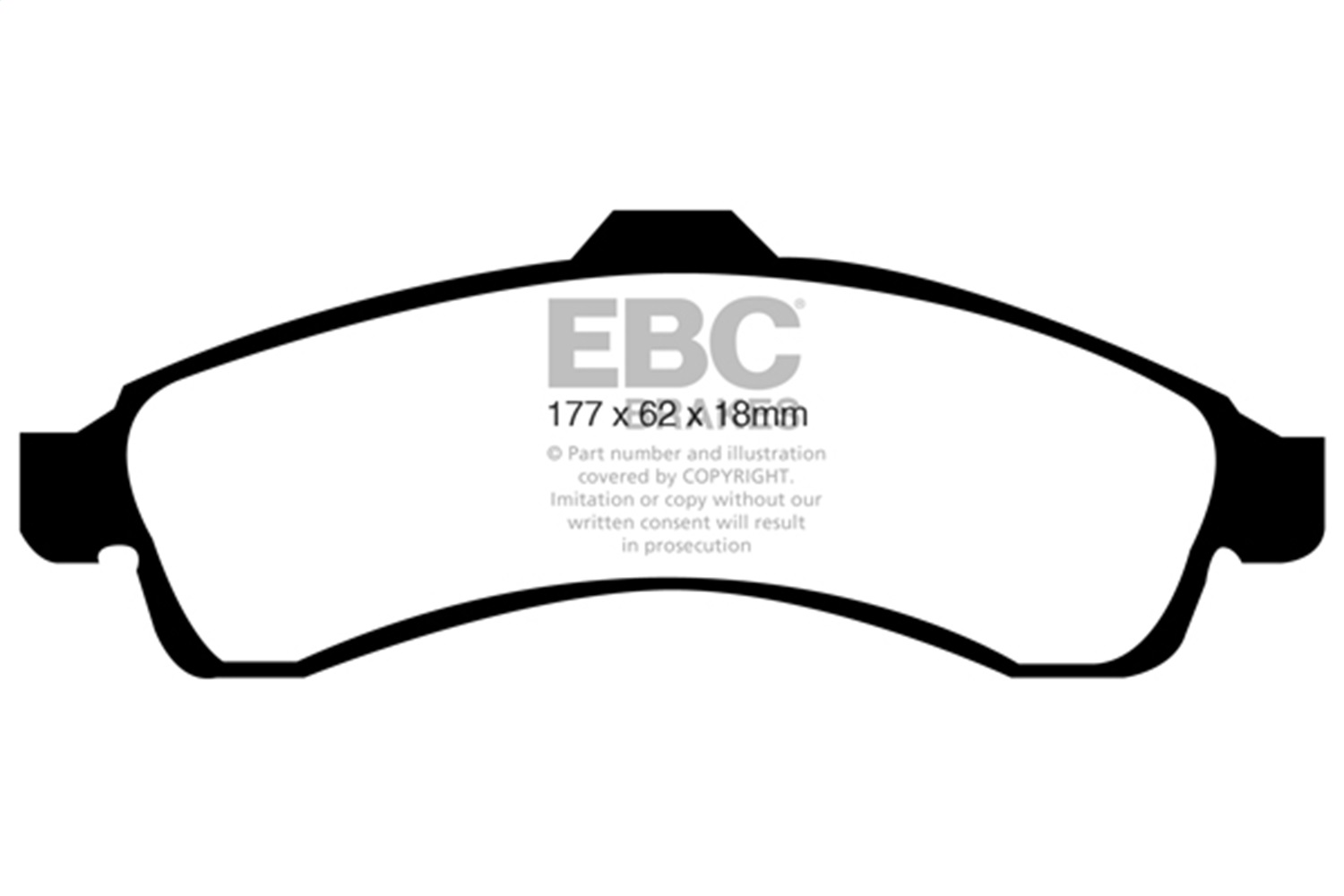 EBC Brakes UD882 Ultimax  Brake Pads