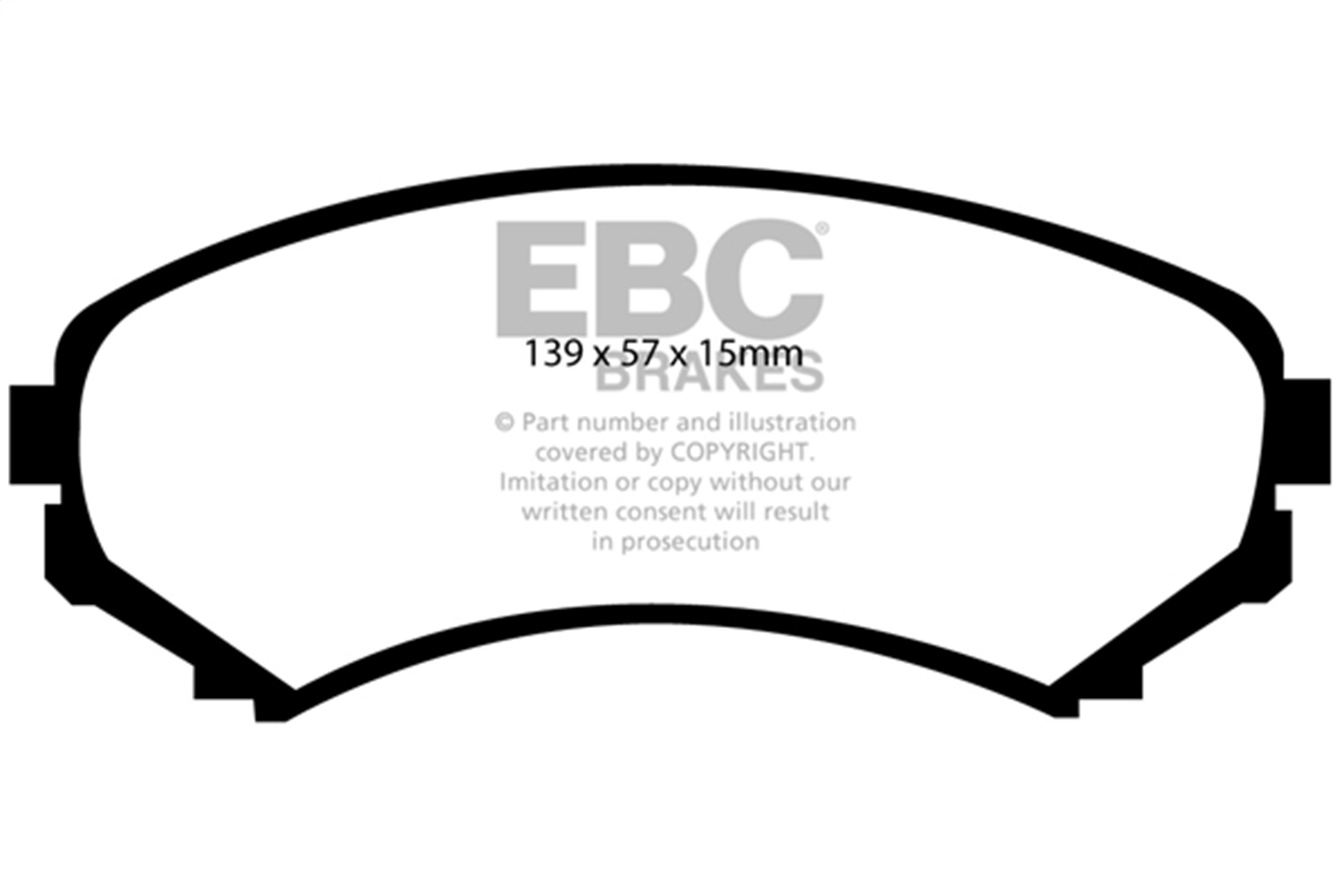 EBC Brakes UD867 Ultimax  Brake Pads