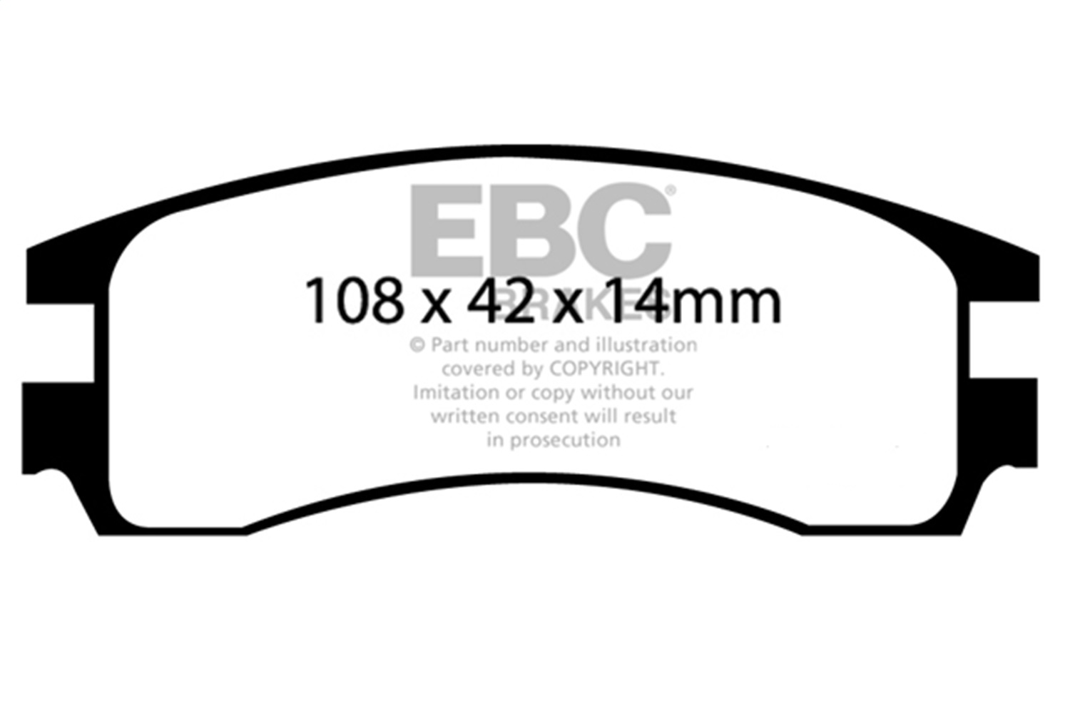 EBC Brakes UD714 Ultimax  Brake Pads