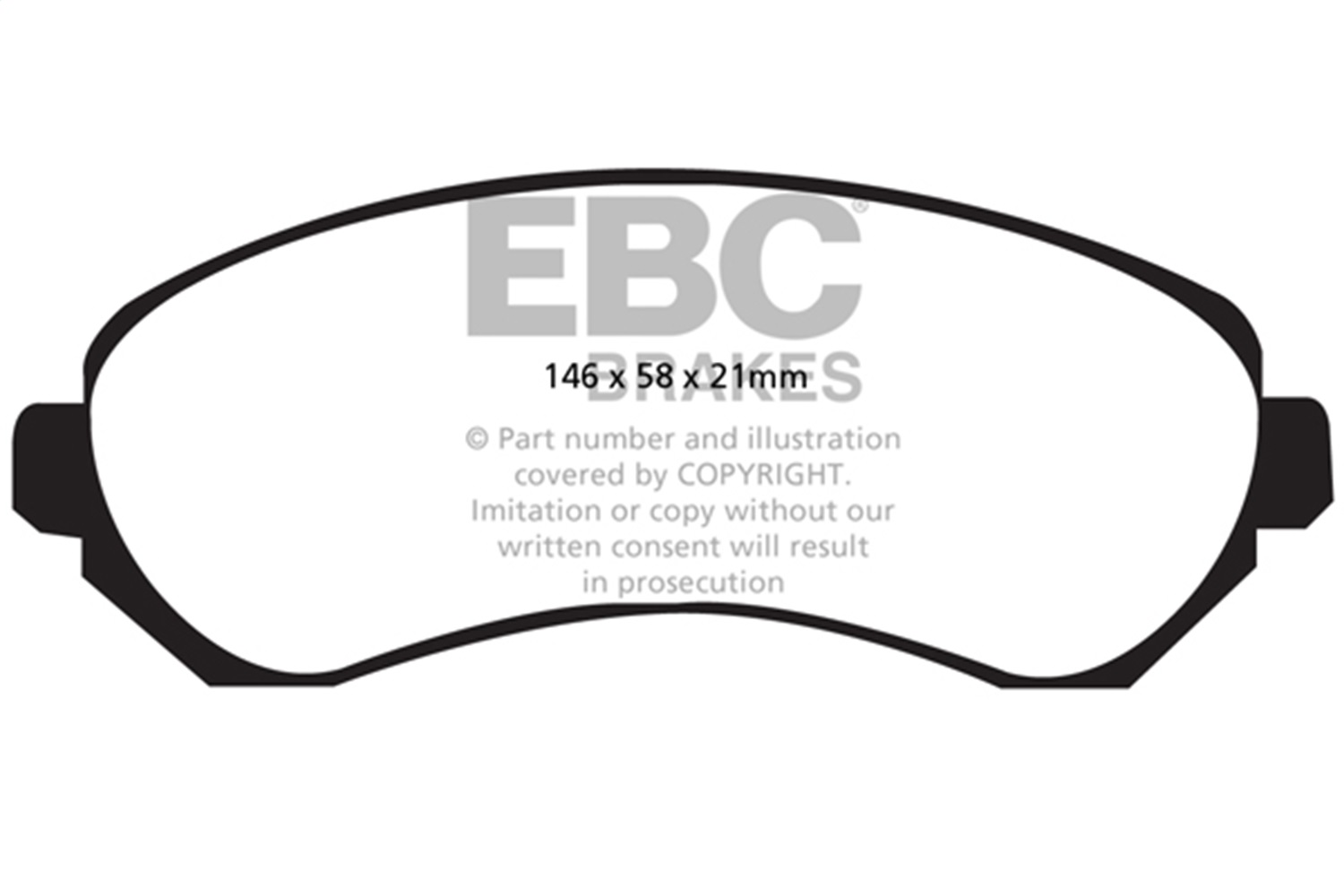 EBC Brakes UD844 Ultimax  Brake Pads