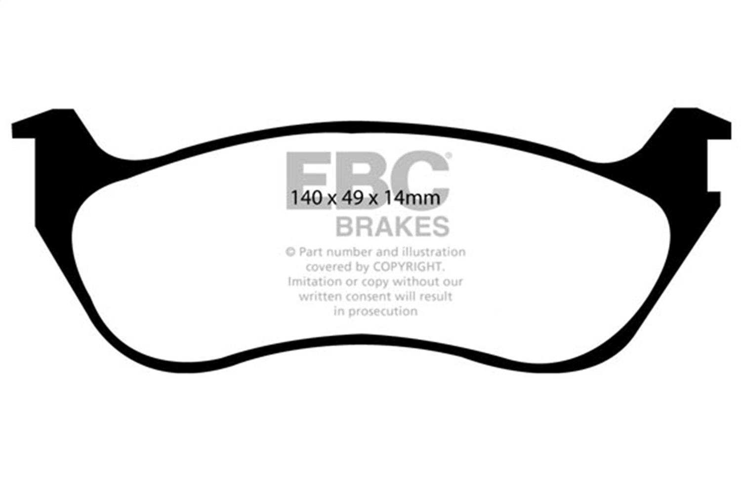 EBC Brakes UD881 Ultimax  Brake Pads