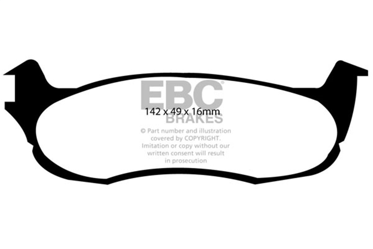 EBC Brakes UD879 Ultimax  Brake Pads