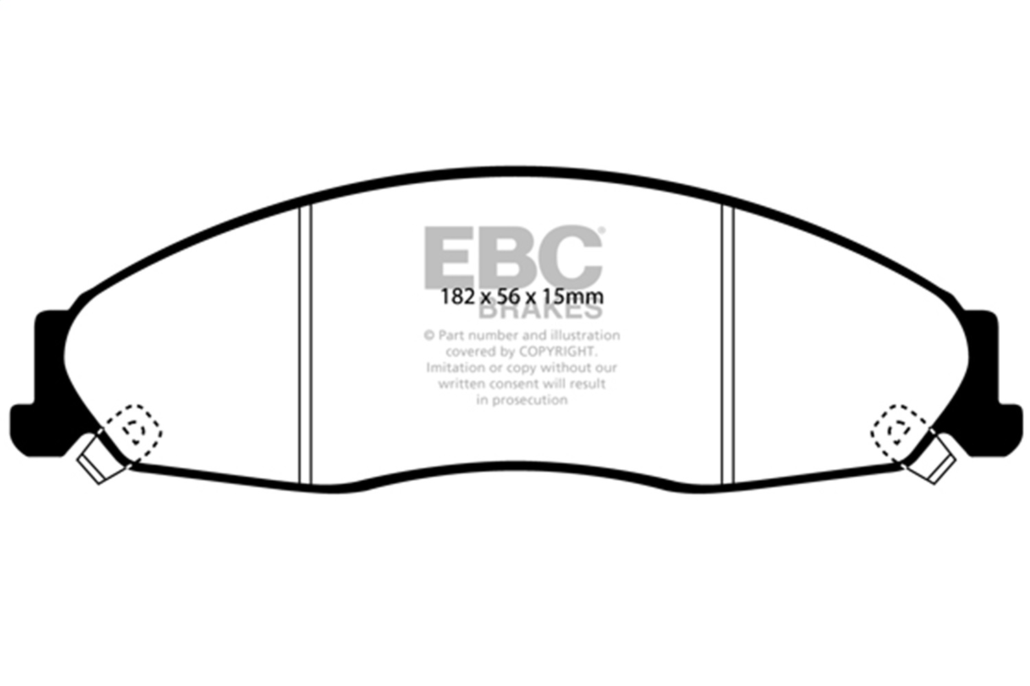 EBC Brakes UD921 Ultimax  Brake Pads Fits 03-08 CTS STS