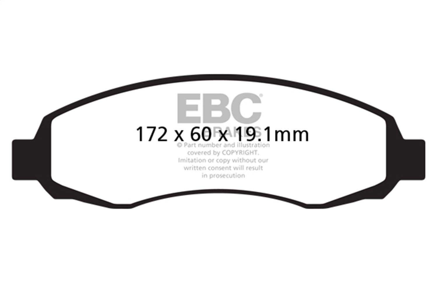 EBC Brakes UD962 Ultimax  Brake Pads Fits 03-04 Dakota