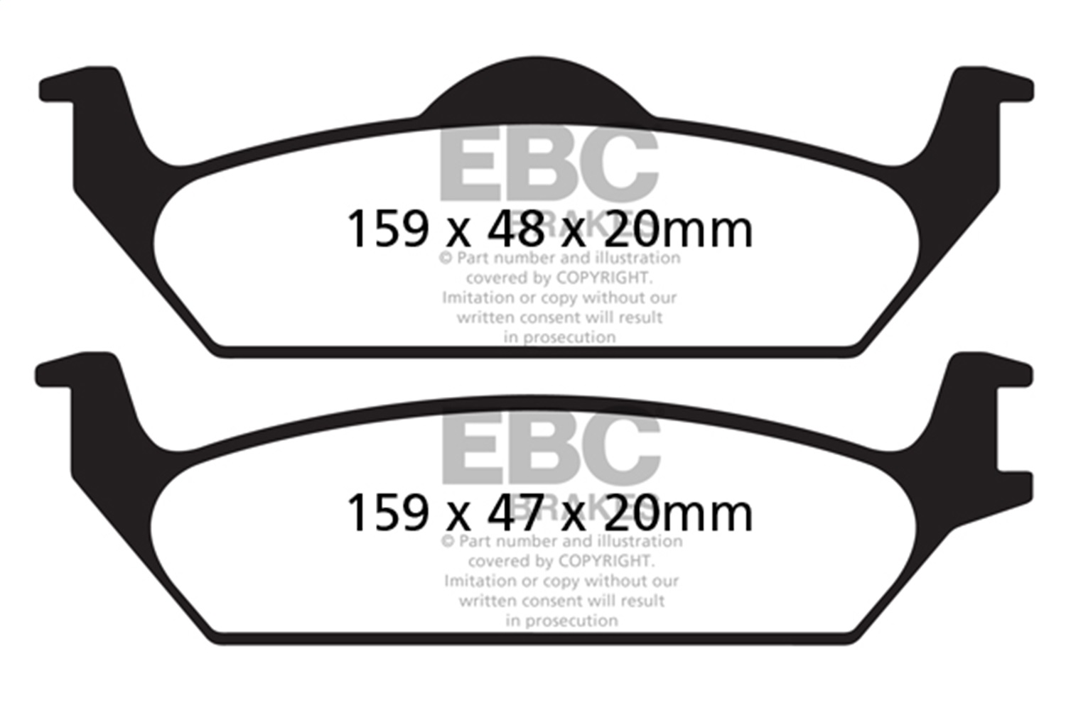 EBC Brakes UD963 Ultimax  Brake Pads Fits 03-04 Dakota