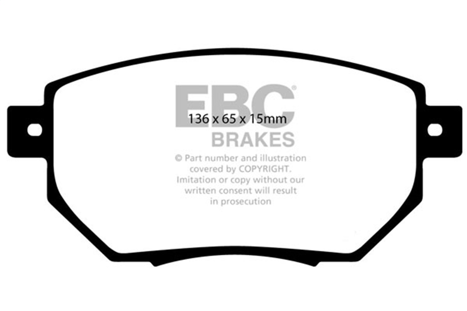 EBC Brakes UD969 Ultimax  Brake Pads Fits 03-11 Altima FX35 FX45 Maxima Murano