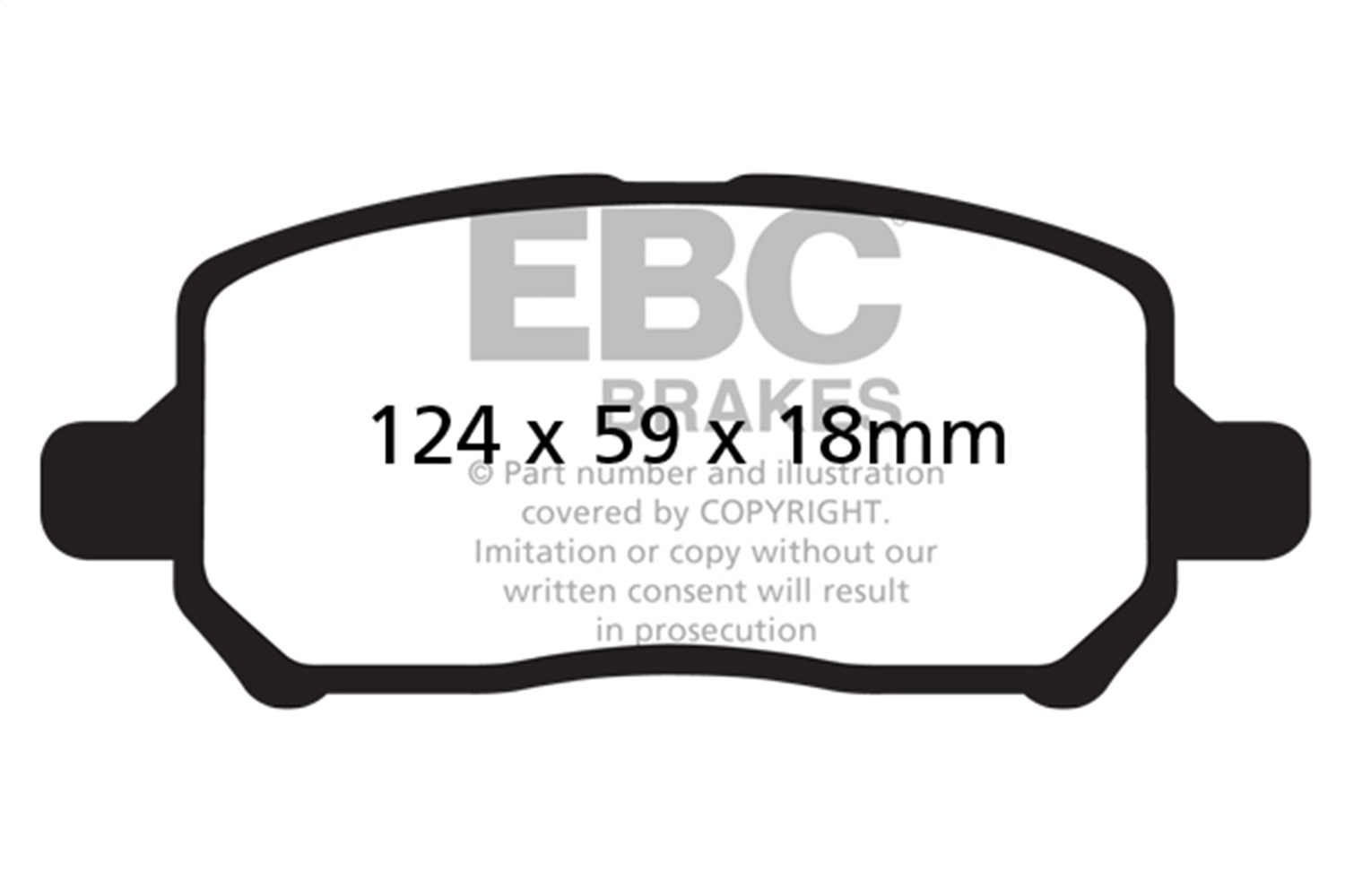 EBC Brakes UD956 Ultimax  Brake Pads Fits 03-10 Cobalt G5 Ion Pursuit