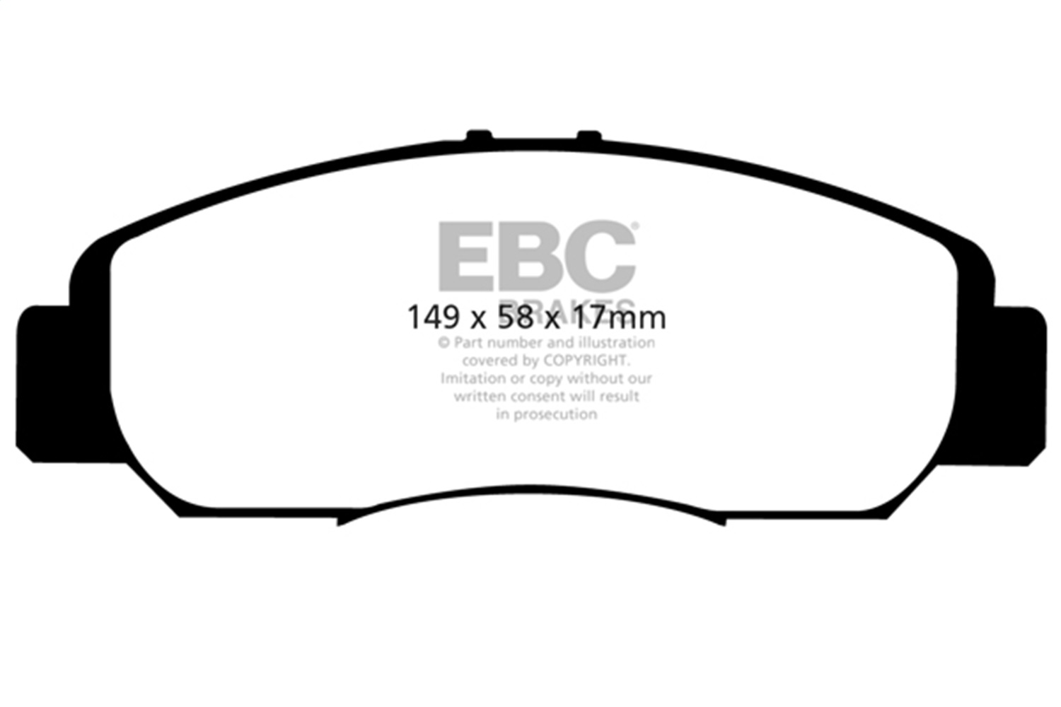 EBC Brakes UD959 Ultimax  Brake Pads Fits 03-12 Accord Civic CSX