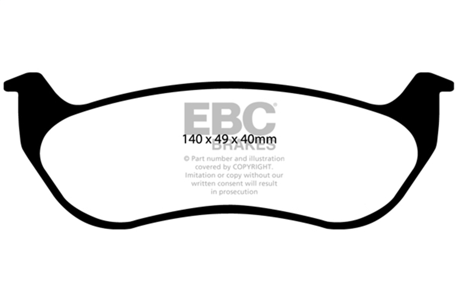 EBC Brakes UD964 Ultimax  Brake Pads