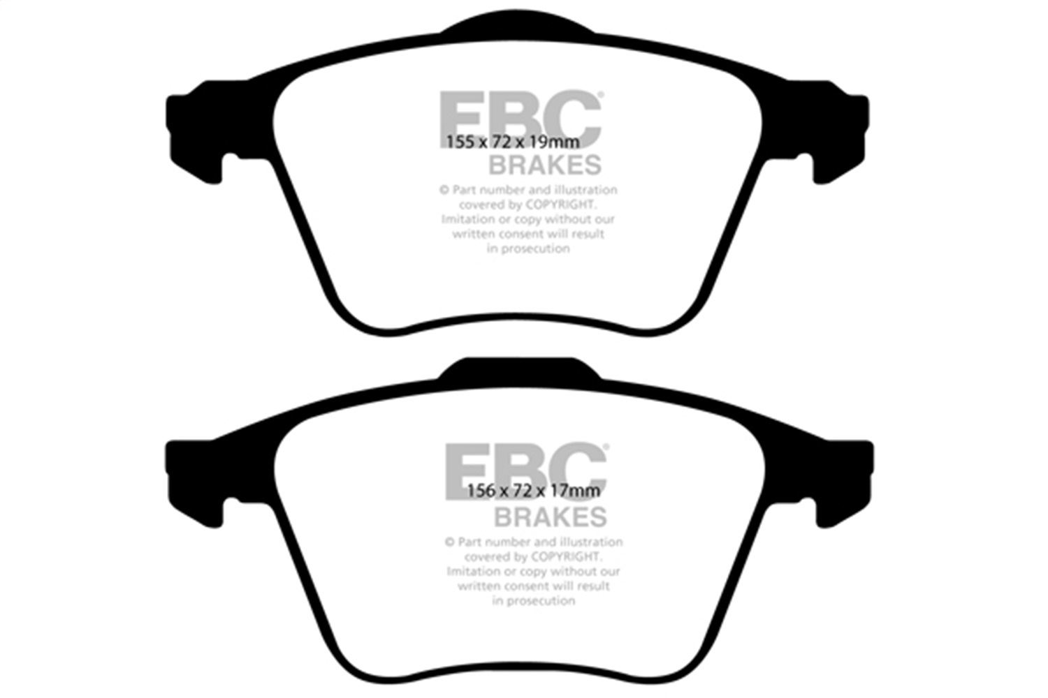 EBC Brakes UD979 Ultimax  Brake Pads Fits 03-14 S60 XC90