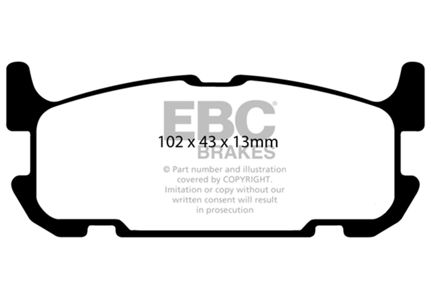 EBC DP41685R - Yellowstuff Rear Brake Pads