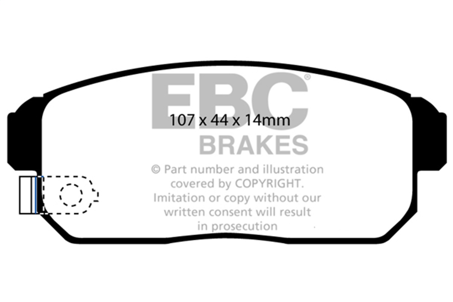 EBC Brakes UD900 Ultimax  Brake Pads Fits 01-11 G20 I30 I35 Maxima RX-8 Sentra