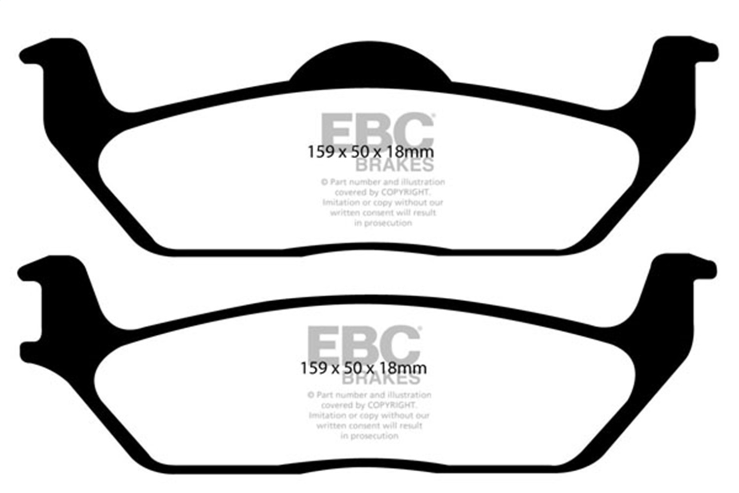 EBC Brakes UD1012 Ultimax  Brake Pads Fits 04-11 F-150 Mark LT