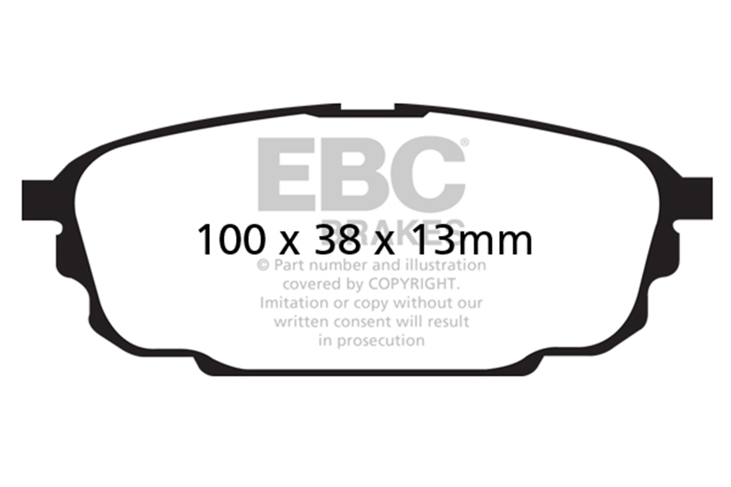 EBC Brakes UD892 Ultimax  Brake Pads Fits 01-03 Protege Protege5