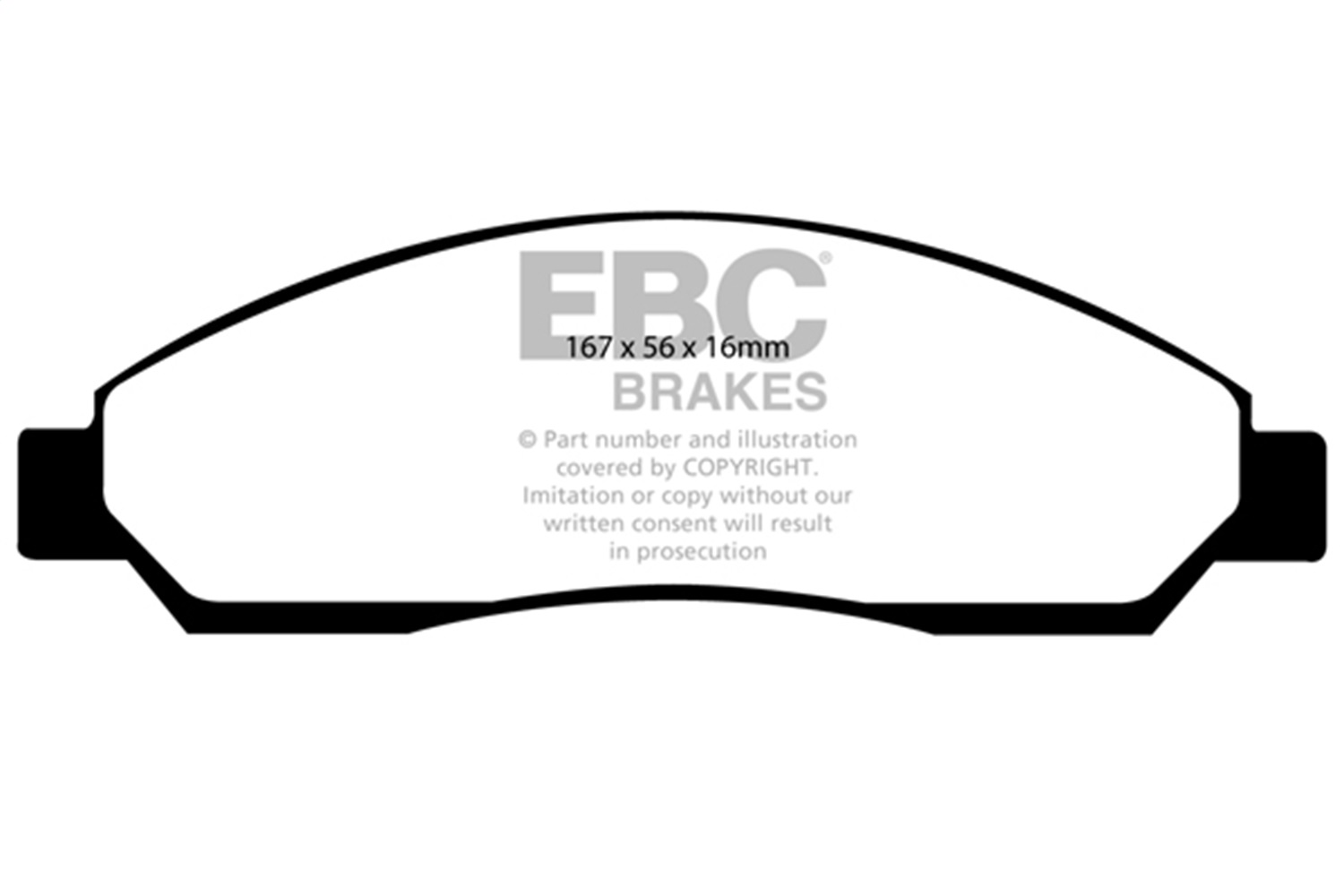 EBC Brakes UD1039 Ultimax  Brake Pads Fits Canyon Colorado i-290 i-350 i-370