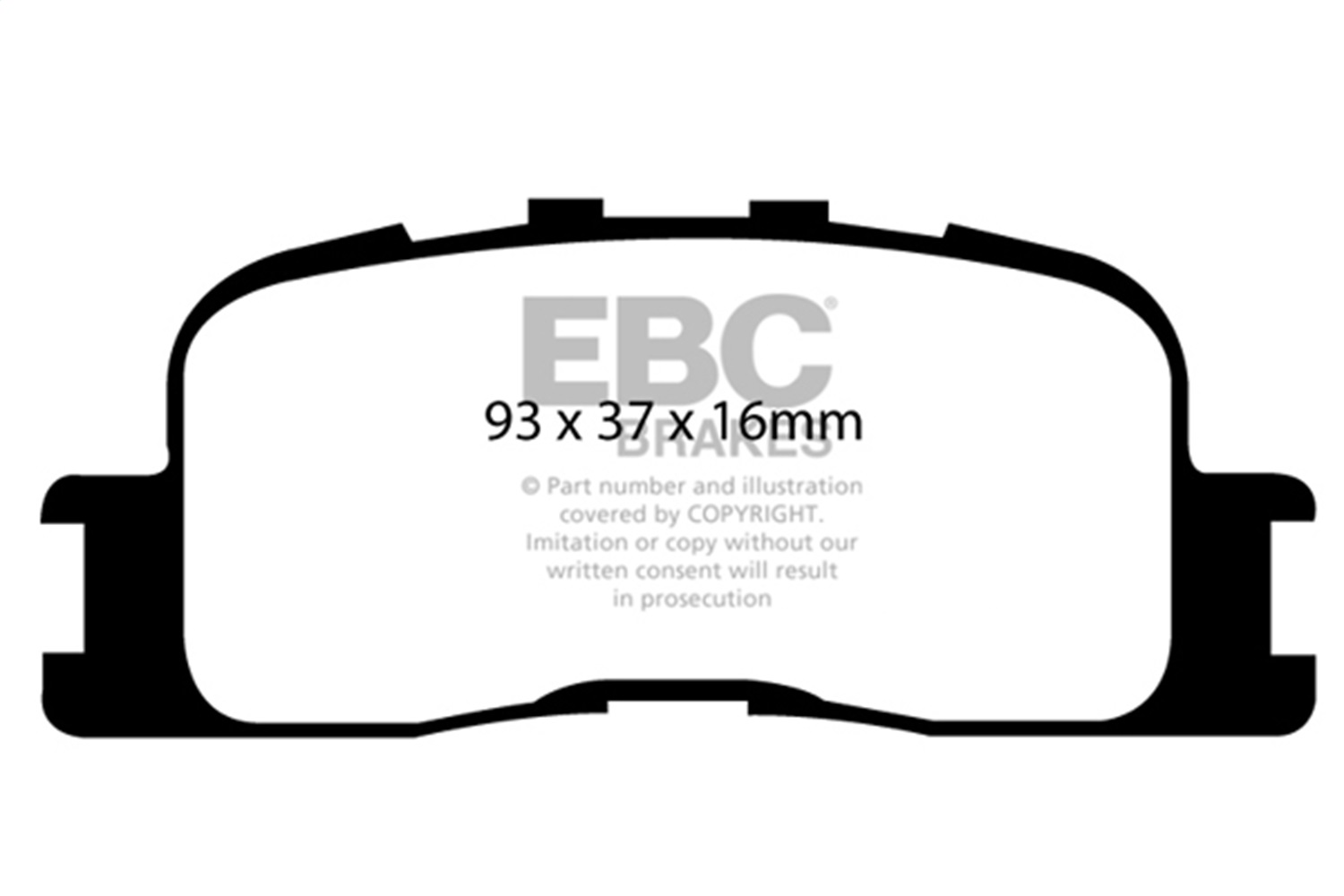 EBC Brakes UD885 Ultimax  Brake Pads Fits 01-06 Camry ES300 ES330 Highlander