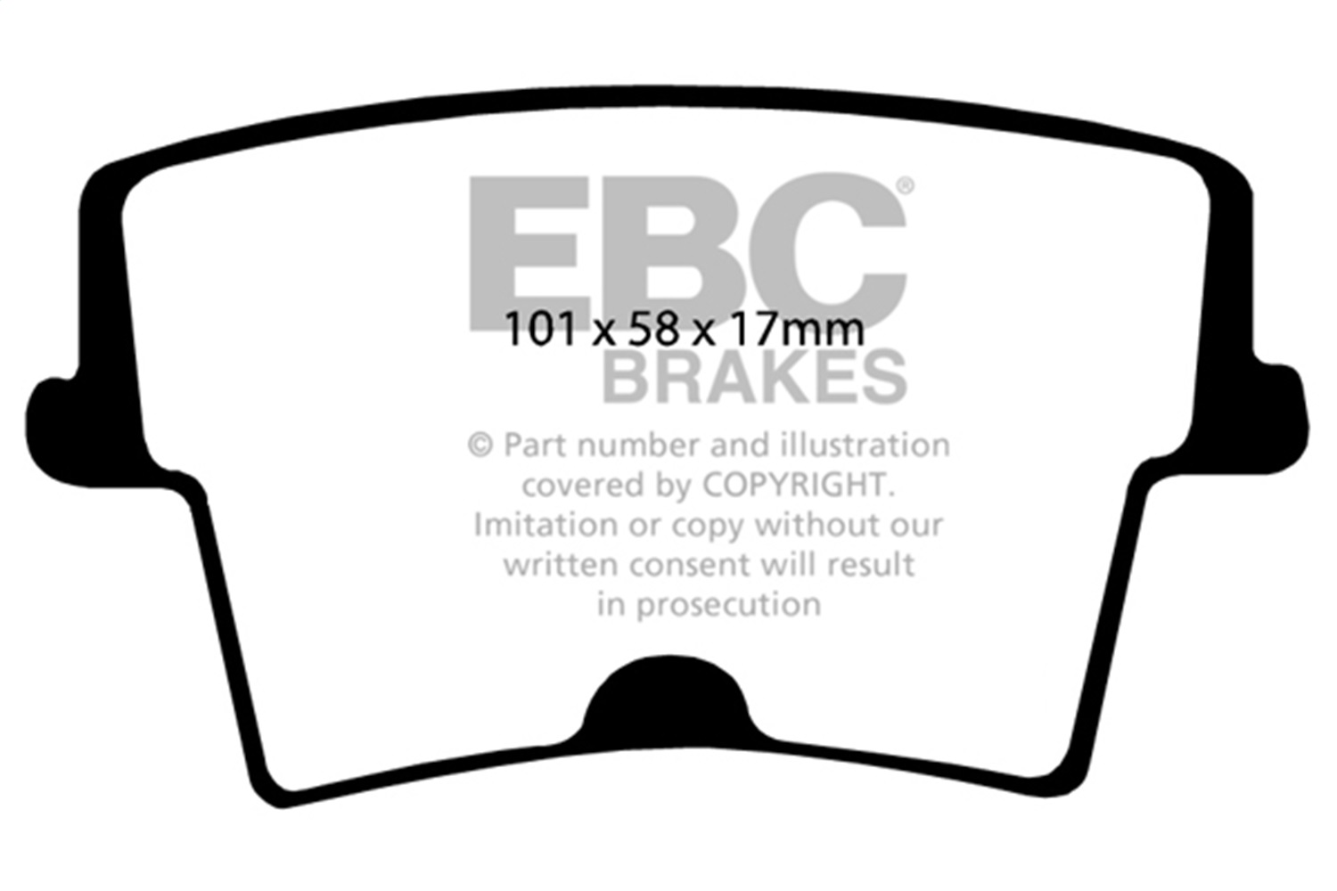 EBC Brakes UD1057 Ultimax  Brake Pads Fits 05-23 300 Charger Magnum