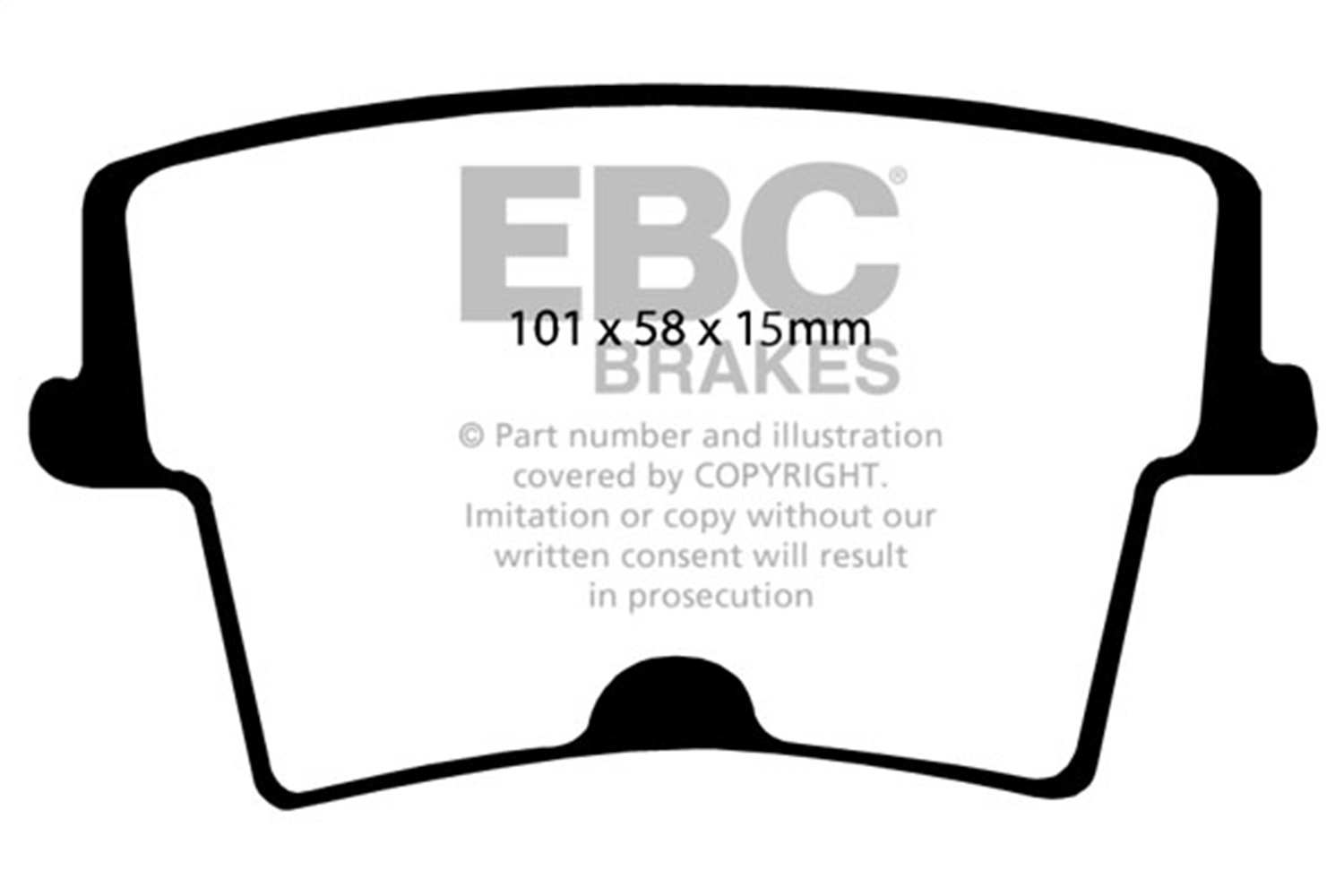 EBC Brakes UD10571 Ultimax  Brake Pads Fits 05-23 300 Challenger Charger Magnum