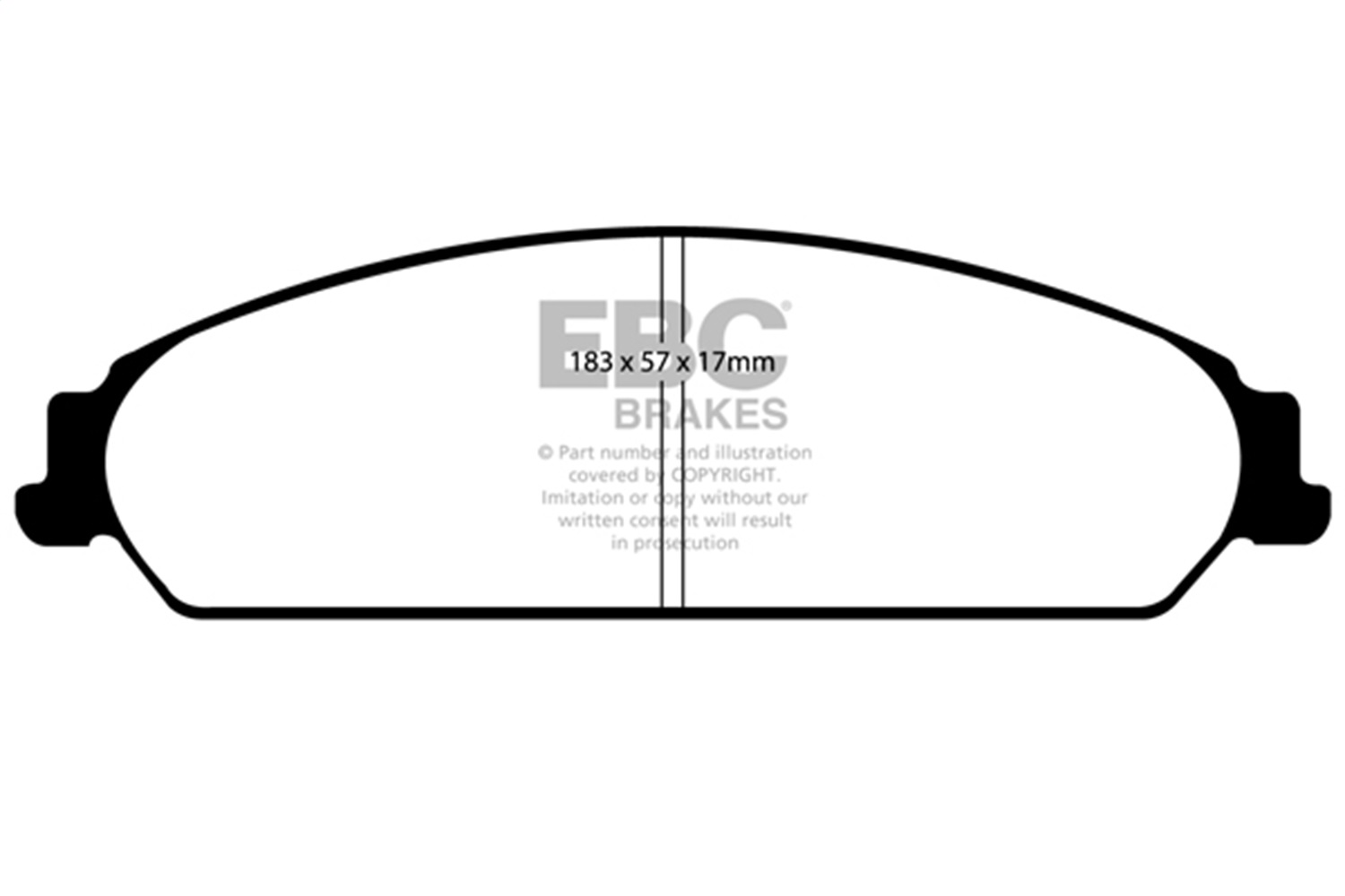 EBC Brakes UD1058 Ultimax  Brake Pads