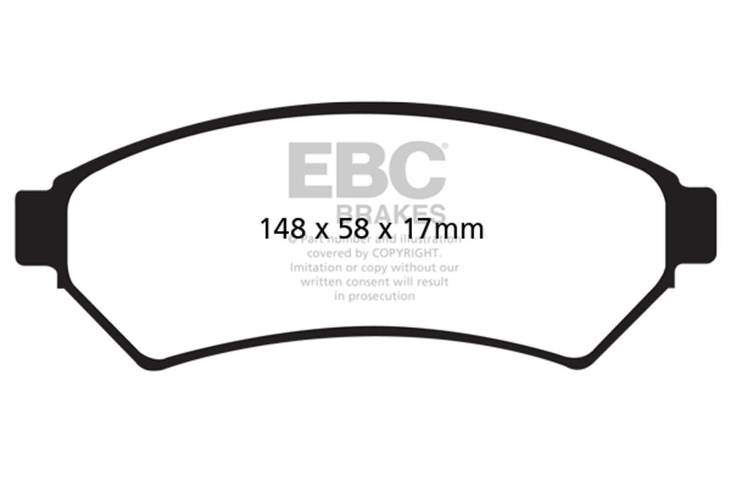 EBC Brakes UD1075 Ultimax  Brake Pads