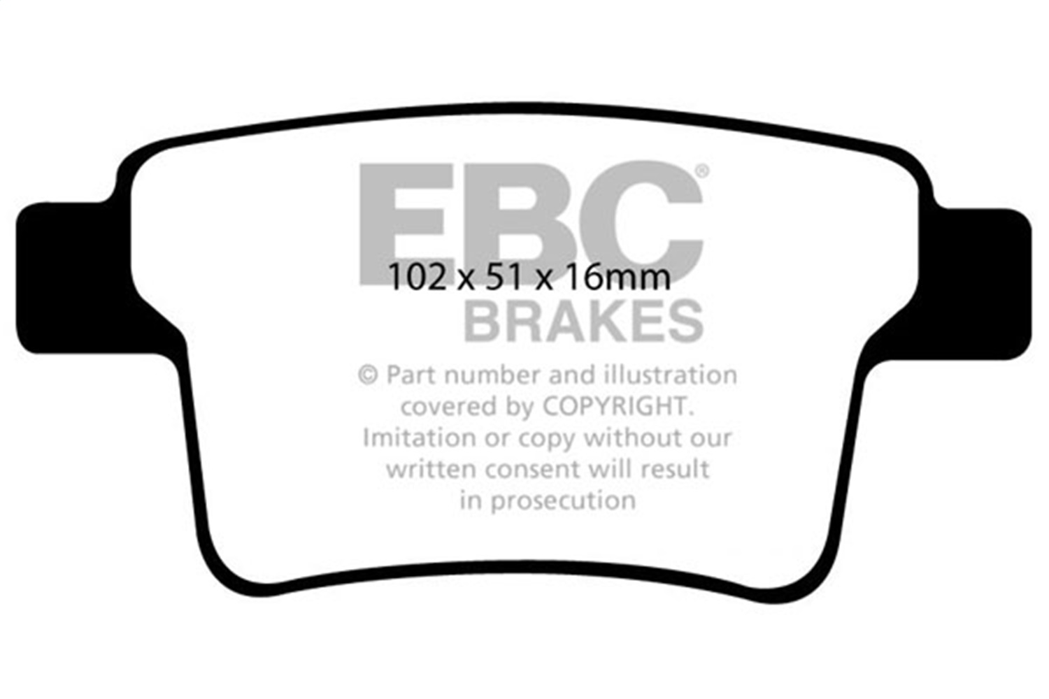 EBC Brakes UD1071 Ultimax  Brake Pads