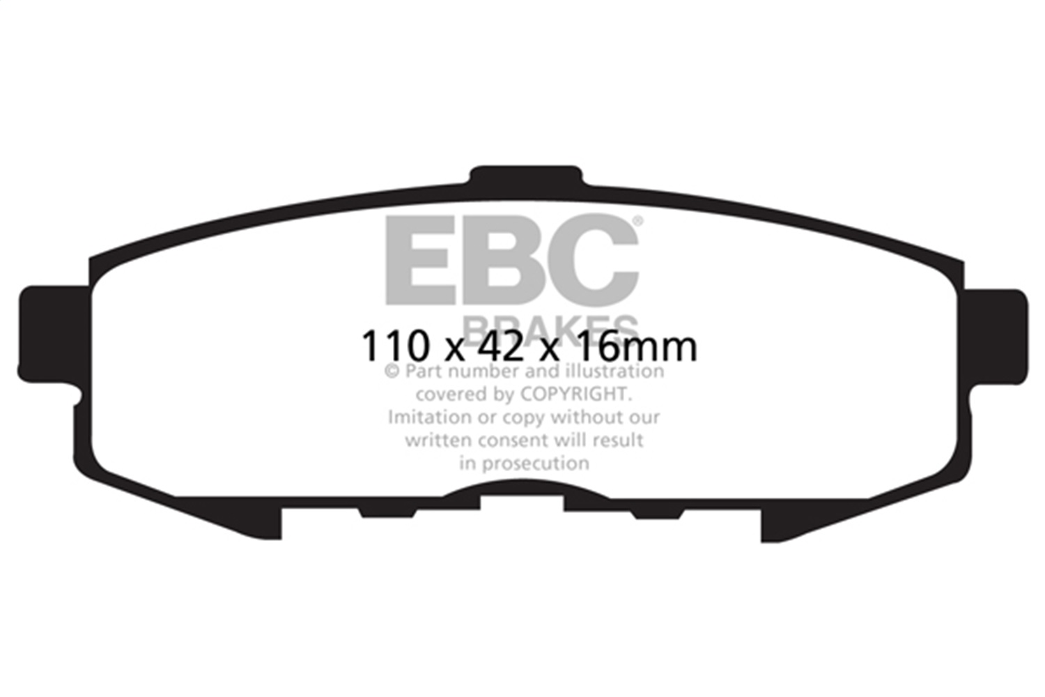 EBC Brakes UD1073 Ultimax  Brake Pads Fits 04-06 MPV