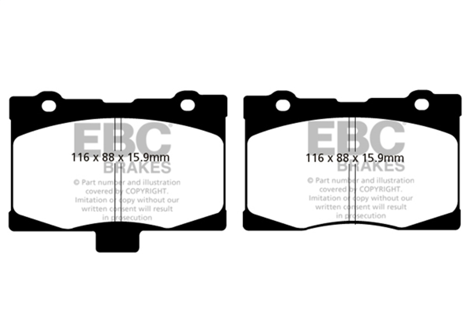 EBC Brakes UD1091 Ultimax  Brake Pads Fits 05-12 RL