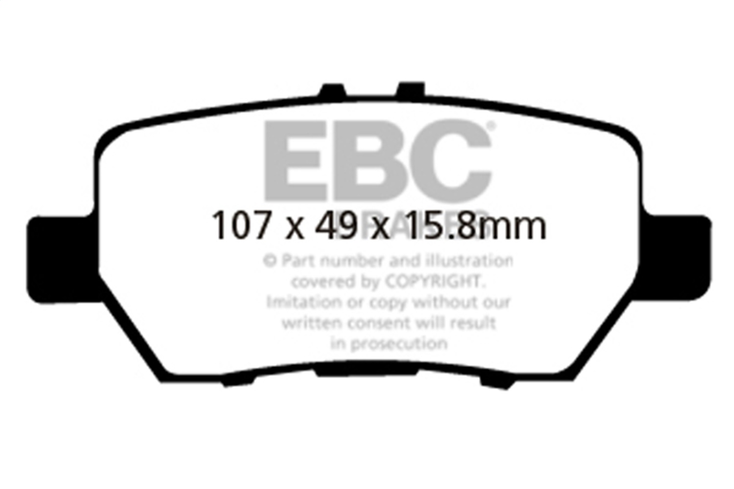 EBC Brakes UD1090 Ultimax  Brake Pads Fits 05-12 RL