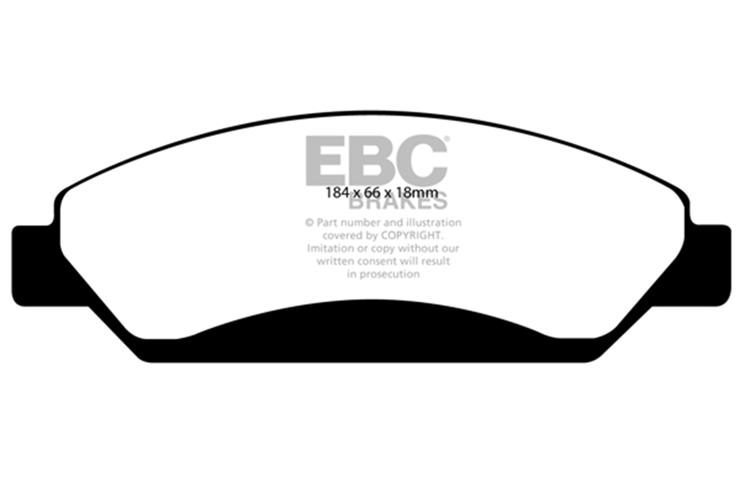 EBC Brakes UD1092 Ultimax  Brake Pads