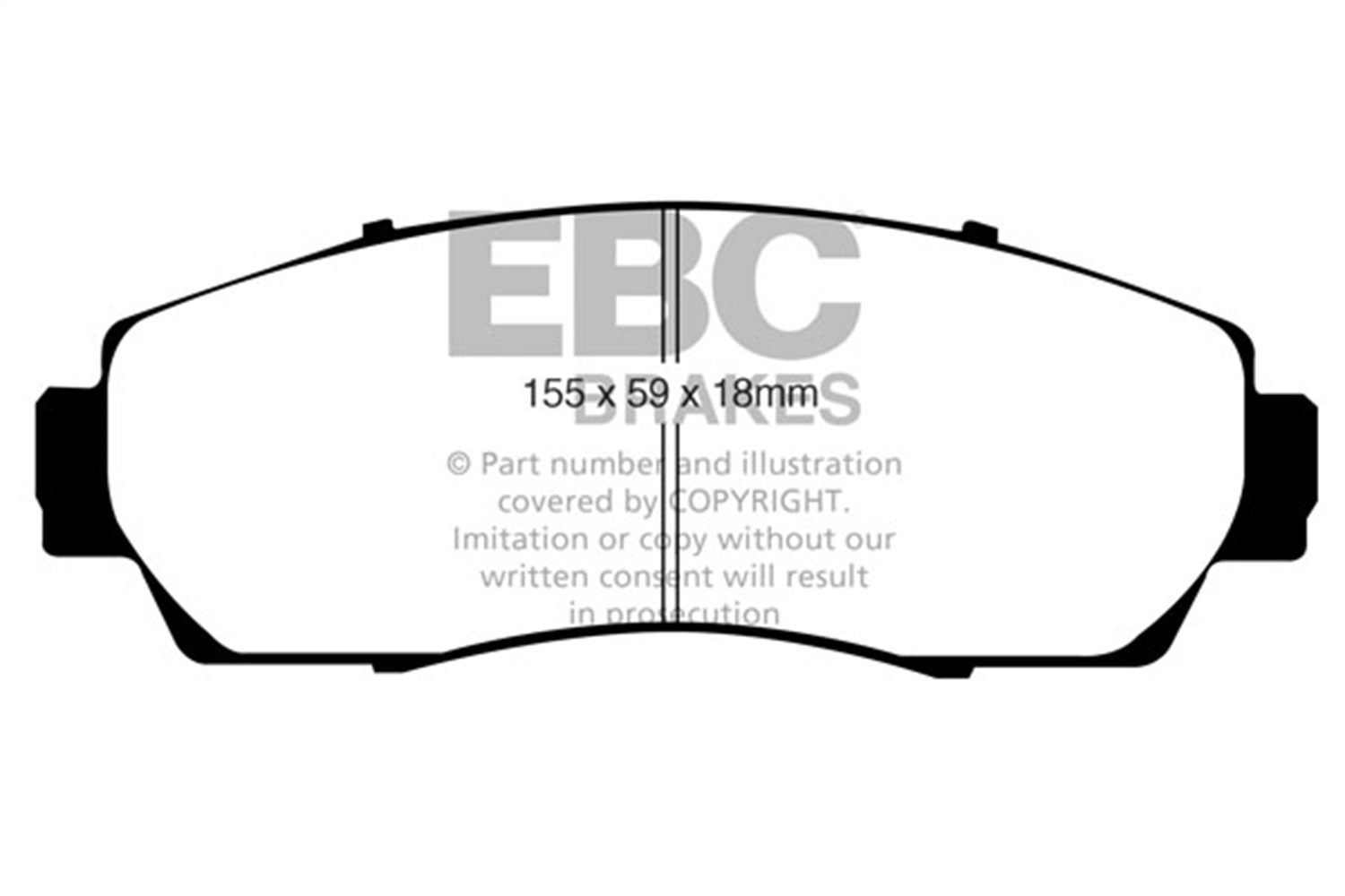 EBC Brakes UD1089 Ultimax  Brake Pads