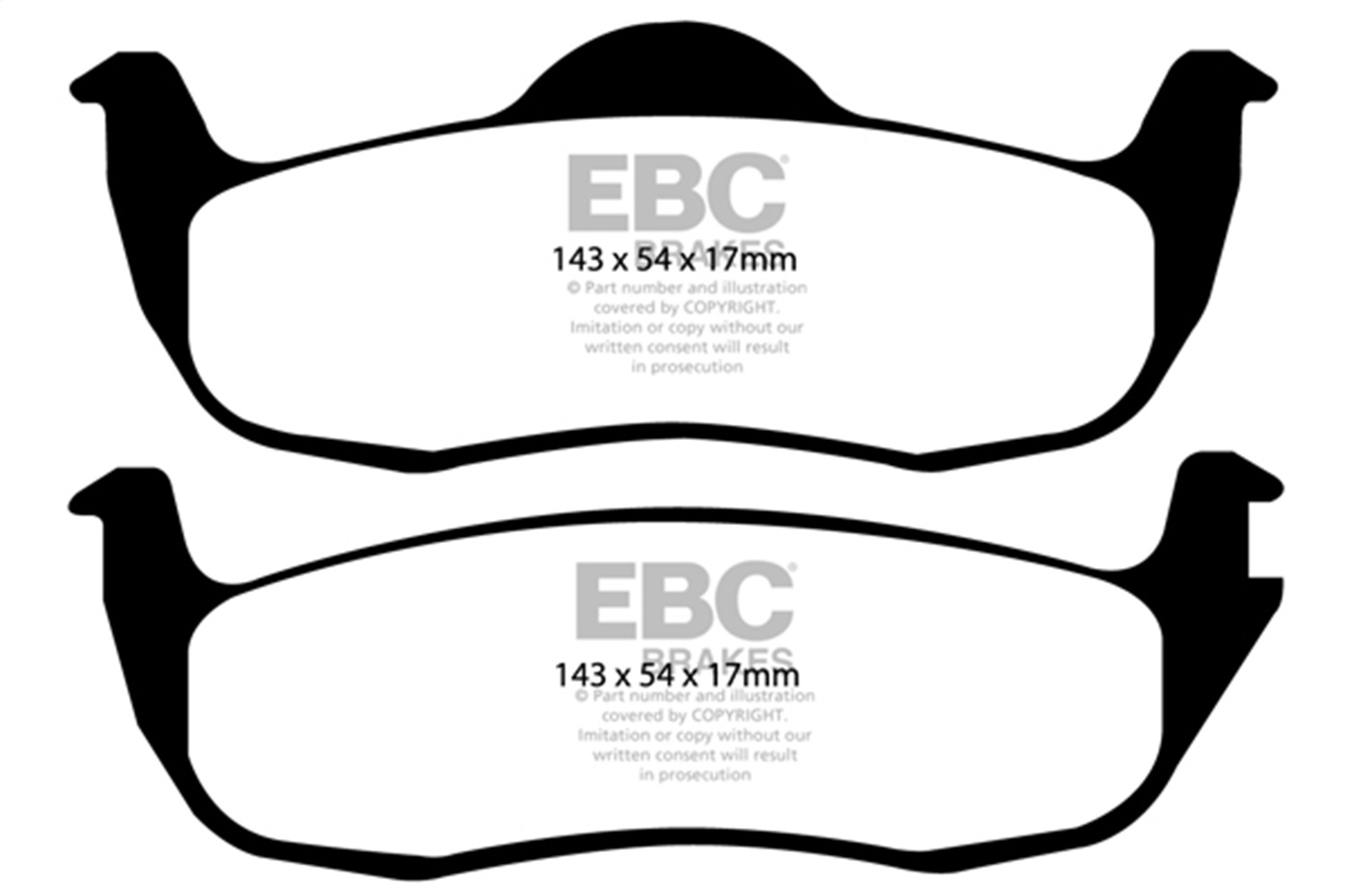 EBC Brakes UD1087 Ultimax  Brake Pads Fits 05-10 Commander Grand Cherokee (WK)