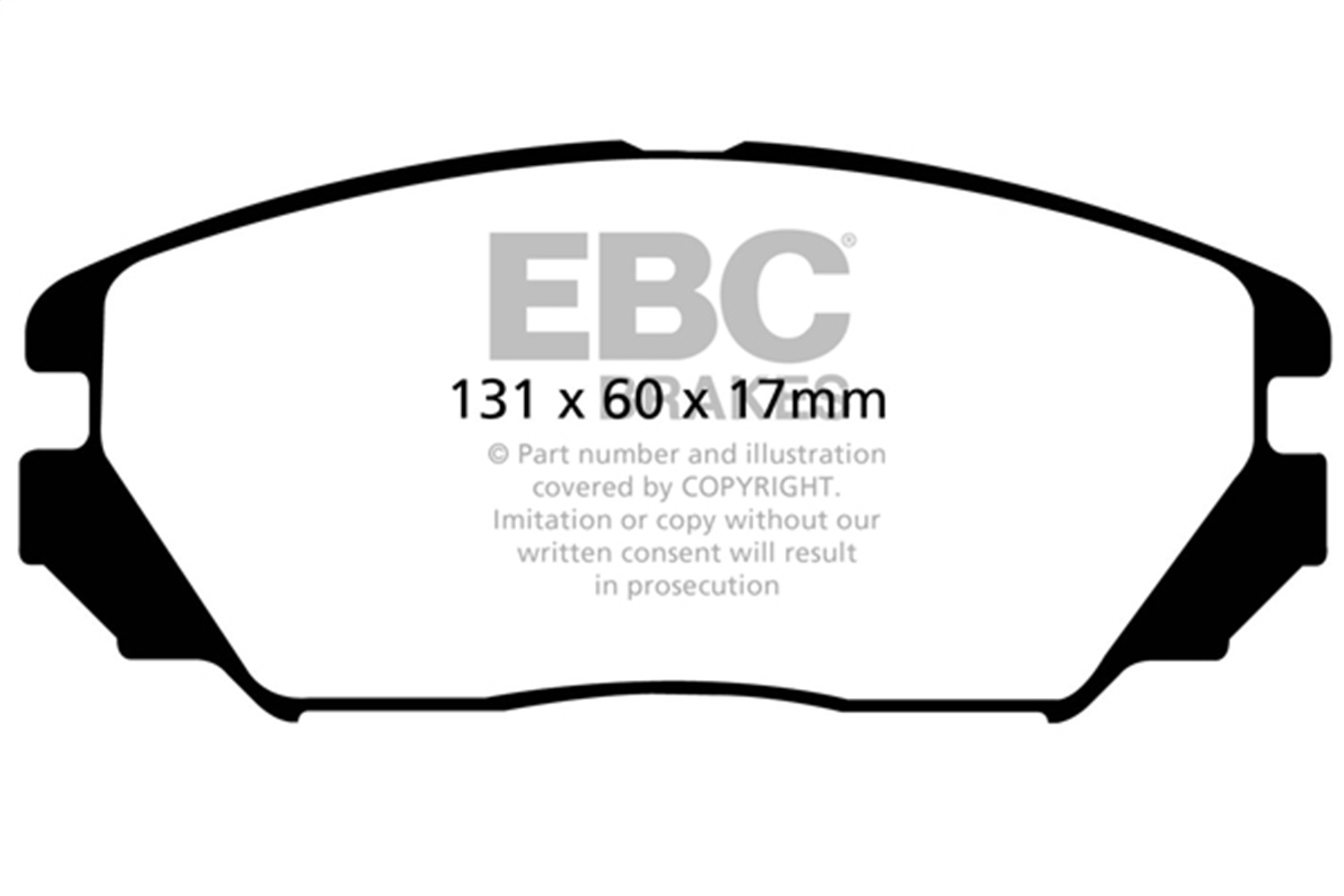 EBC Brakes UD1125 Ultimax  Brake Pads Fits 06-11 Amanti Azera Sonata