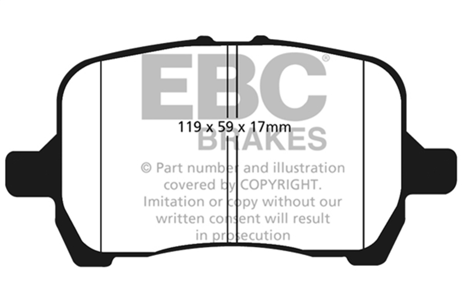 EBC Brakes UD1160 Ultimax  Brake Pads