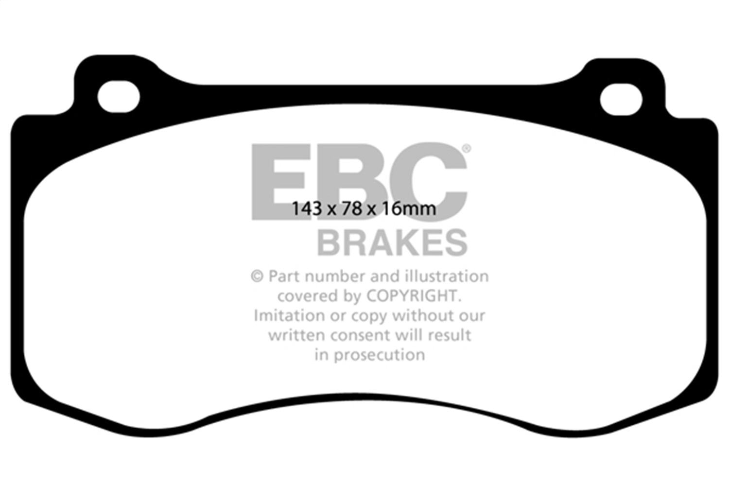 EBC Brakes UD1149 Ultimax  Brake Pads