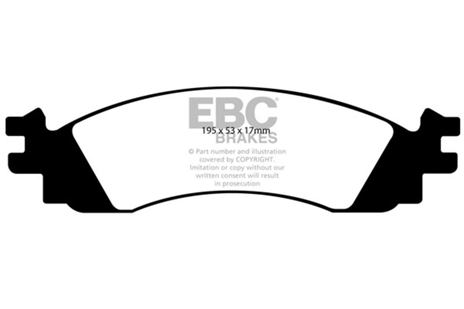 EBC Brakes UD1158 Ultimax  Brake Pads