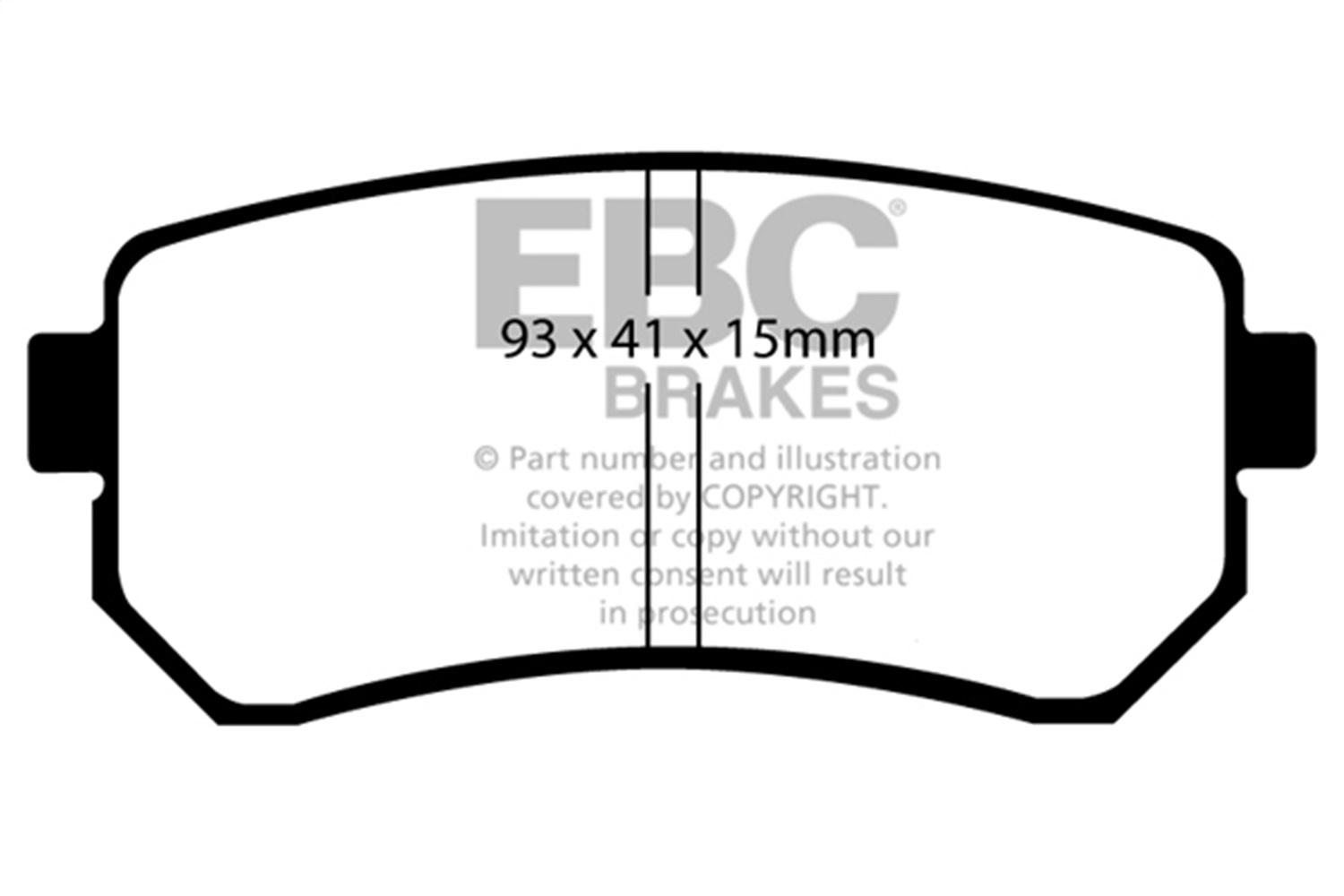 EBC Brakes UD1157 Ultimax  Brake Pads