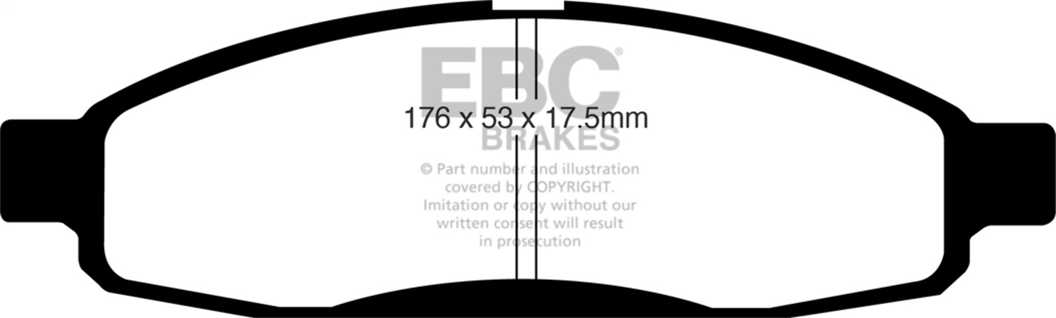 EBC Brakes UD1183 Ultimax  Brake Pads Fits 05-07 Armada QX56 TITAN